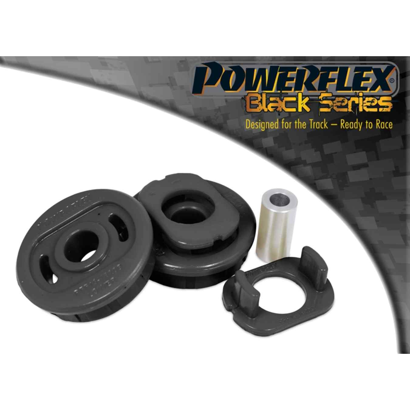 Silent bloc Powerflex support moteur inférieur black series N°20 PFF19-1820BLK