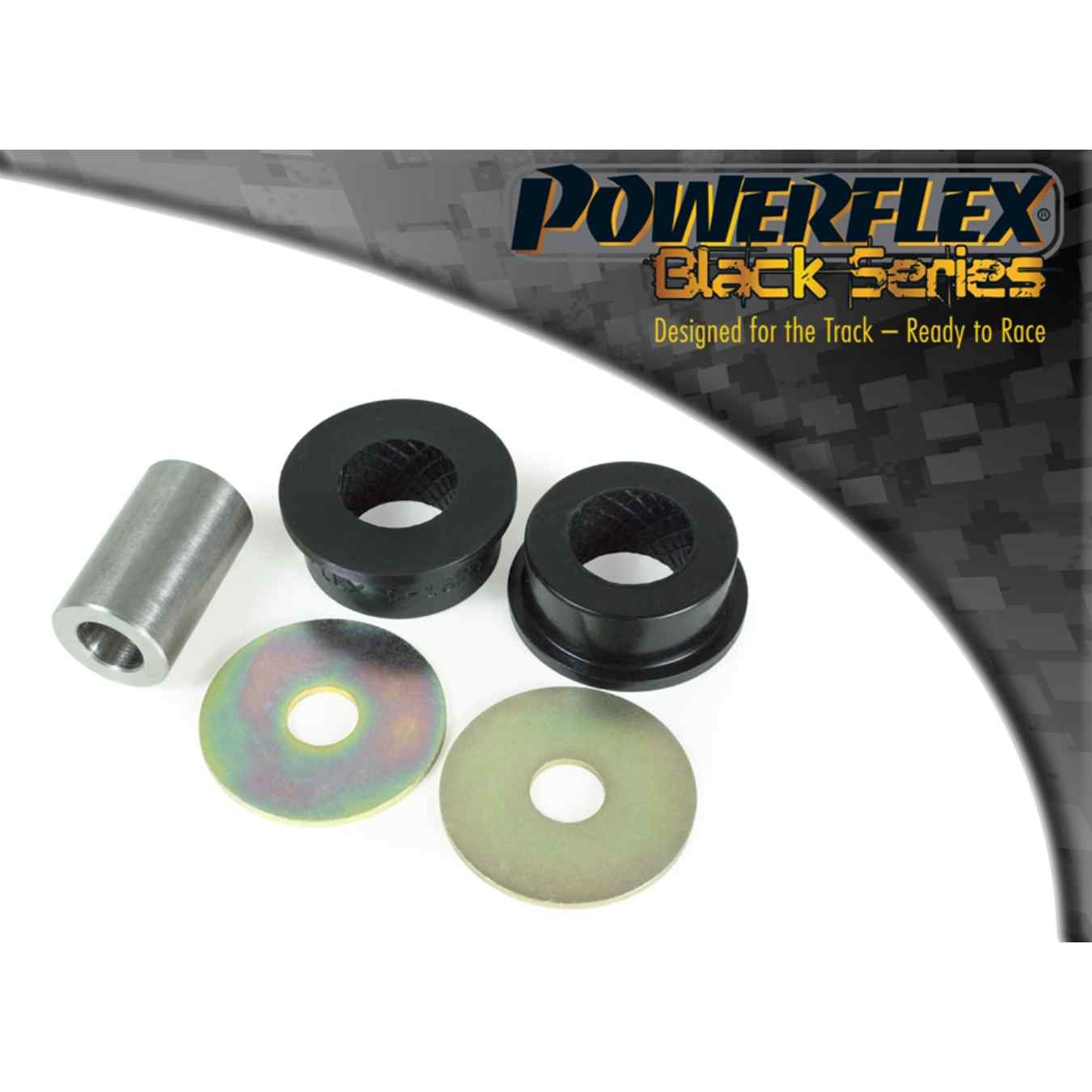 Silent bloc Powerflex support moteur inférieur black series N°6 PFF5-1824BLK