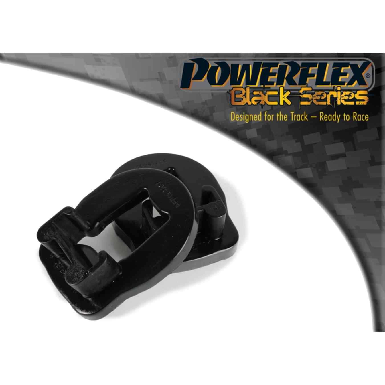 Silent bloc Powerflex support moteur inférieur black series N°27 PFF19-2227BLK