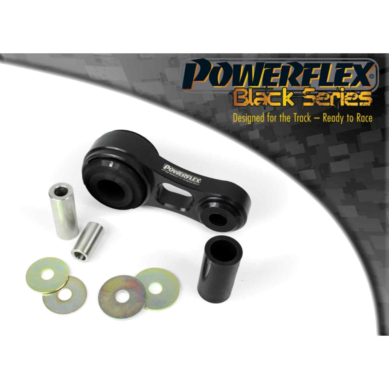 Silent bloc Powerflex support moteur inférieur black series N°20 PFF5-220BLK