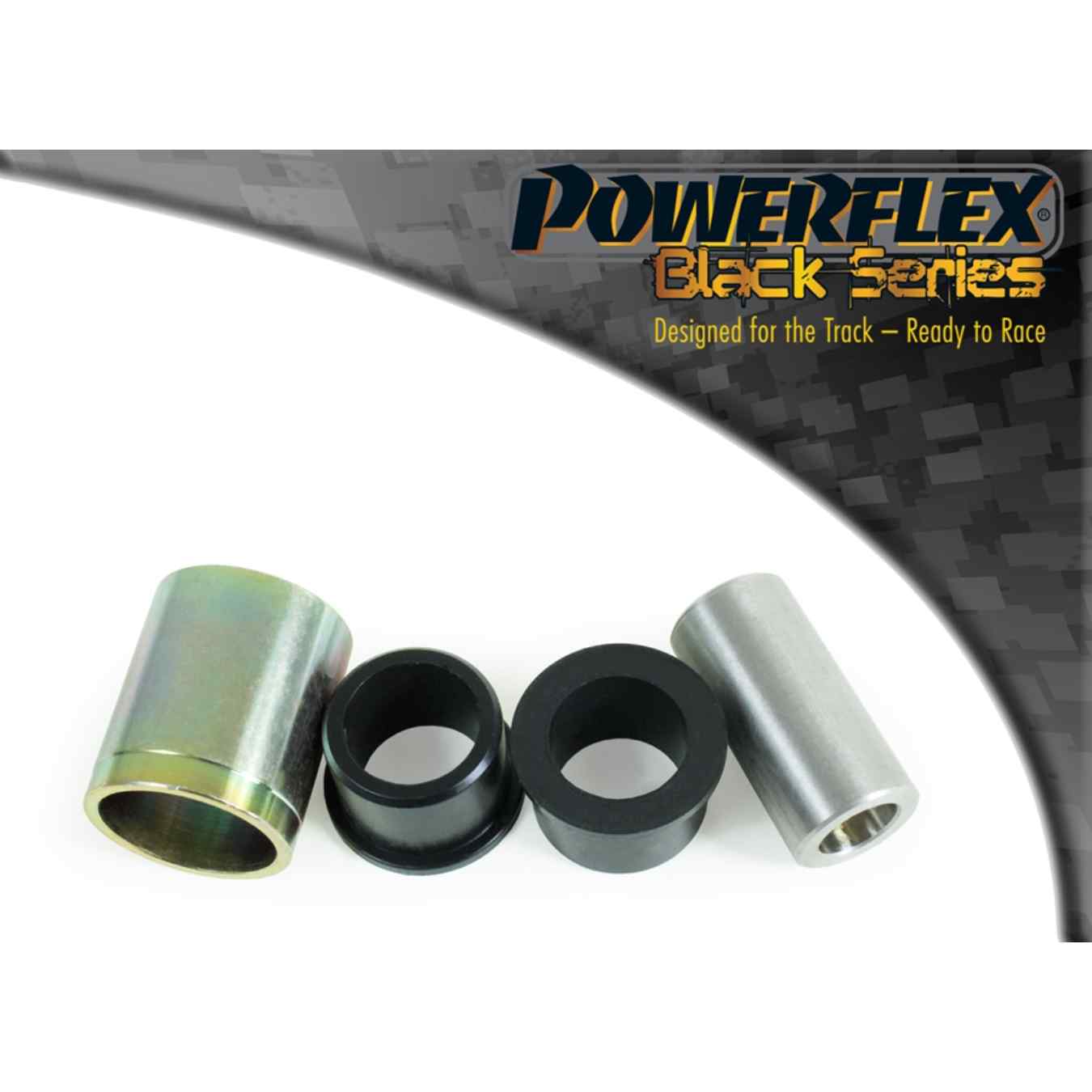Silent bloc Powerflex support moteur inférieur black series N°21 PFF3-1321BLK