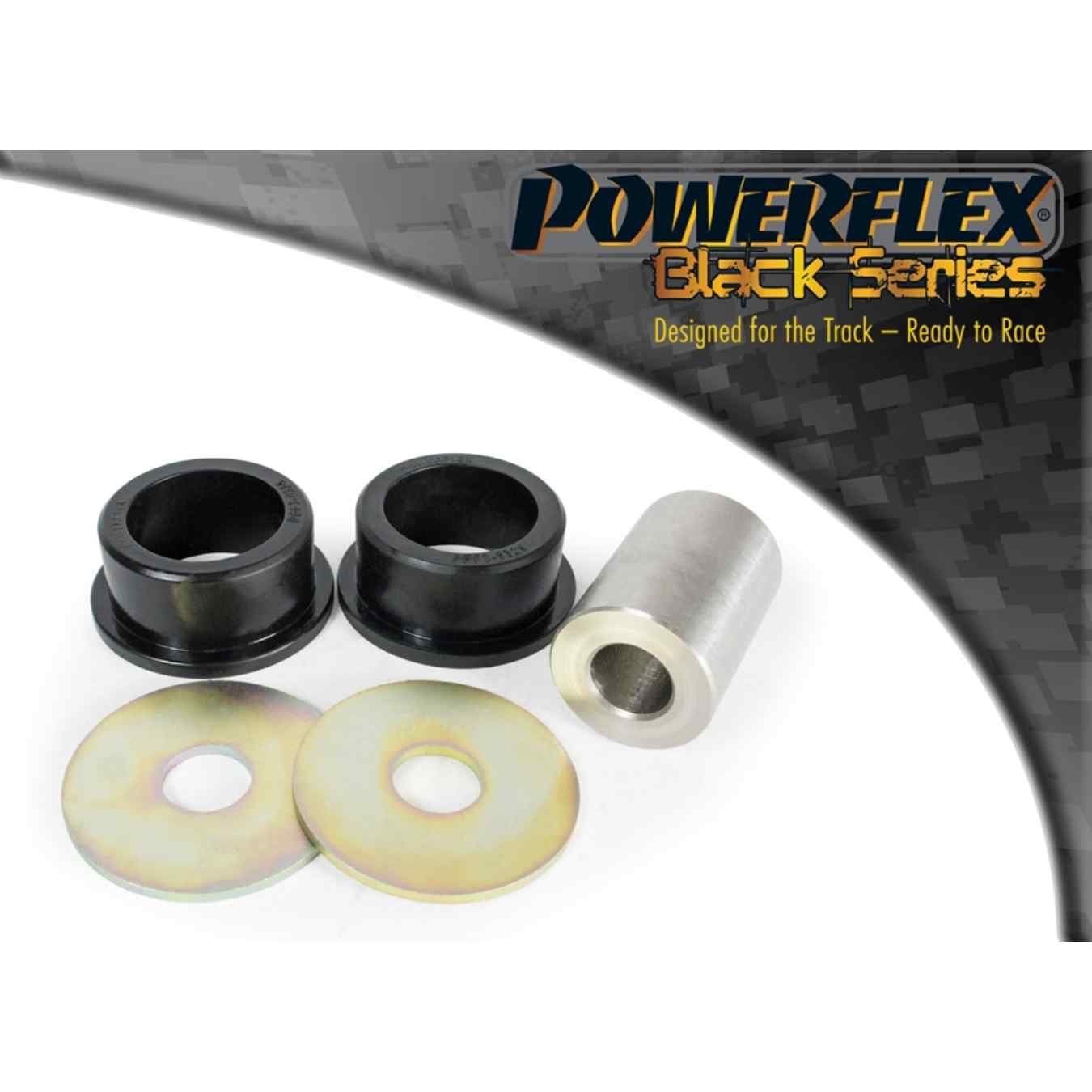 Silent bloc Powerflex support moteur inférieur black series N°21 PFF3-1326BLK