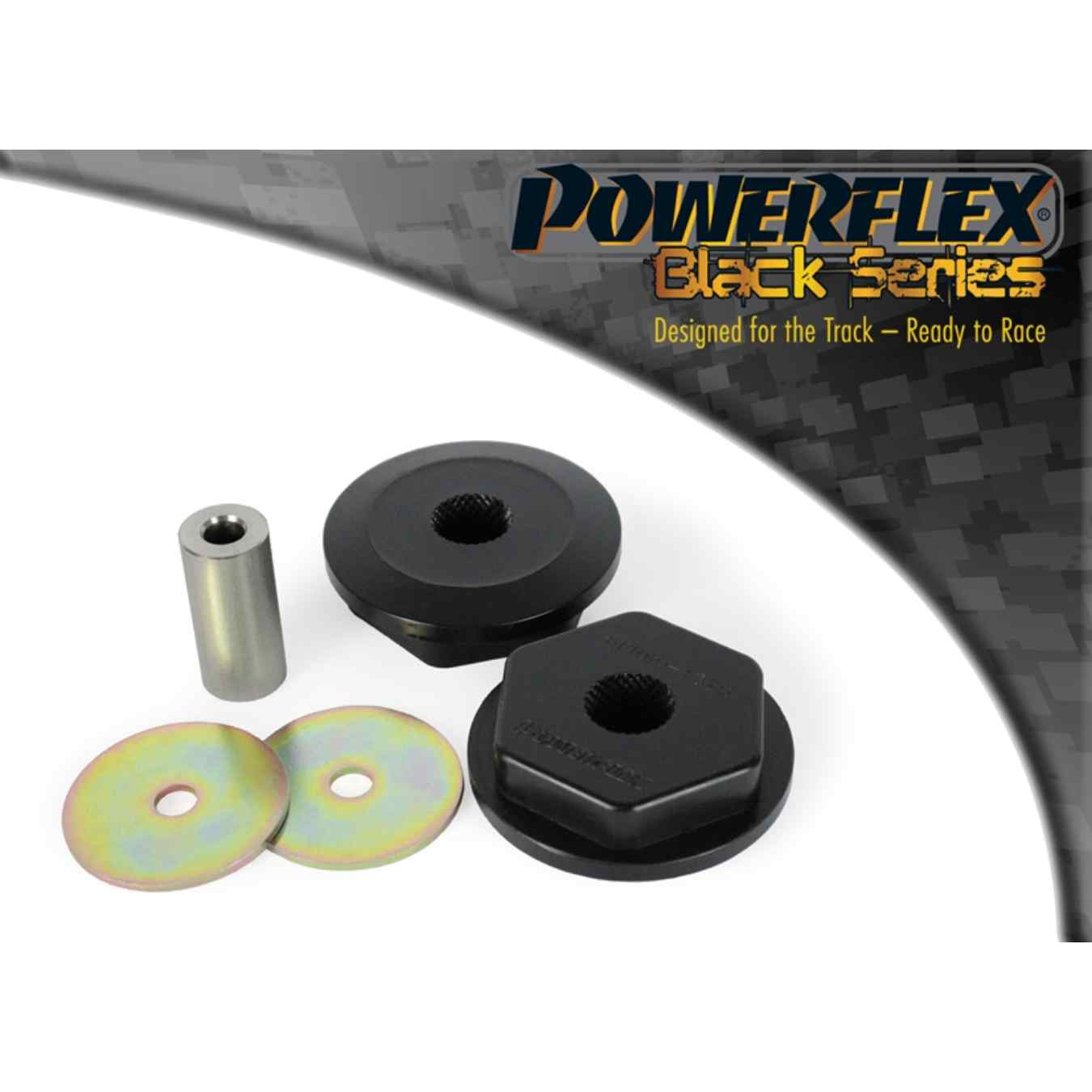 Silent bloc Powerflex support moteur inférieur black series N°20 PFR60-1320BLK