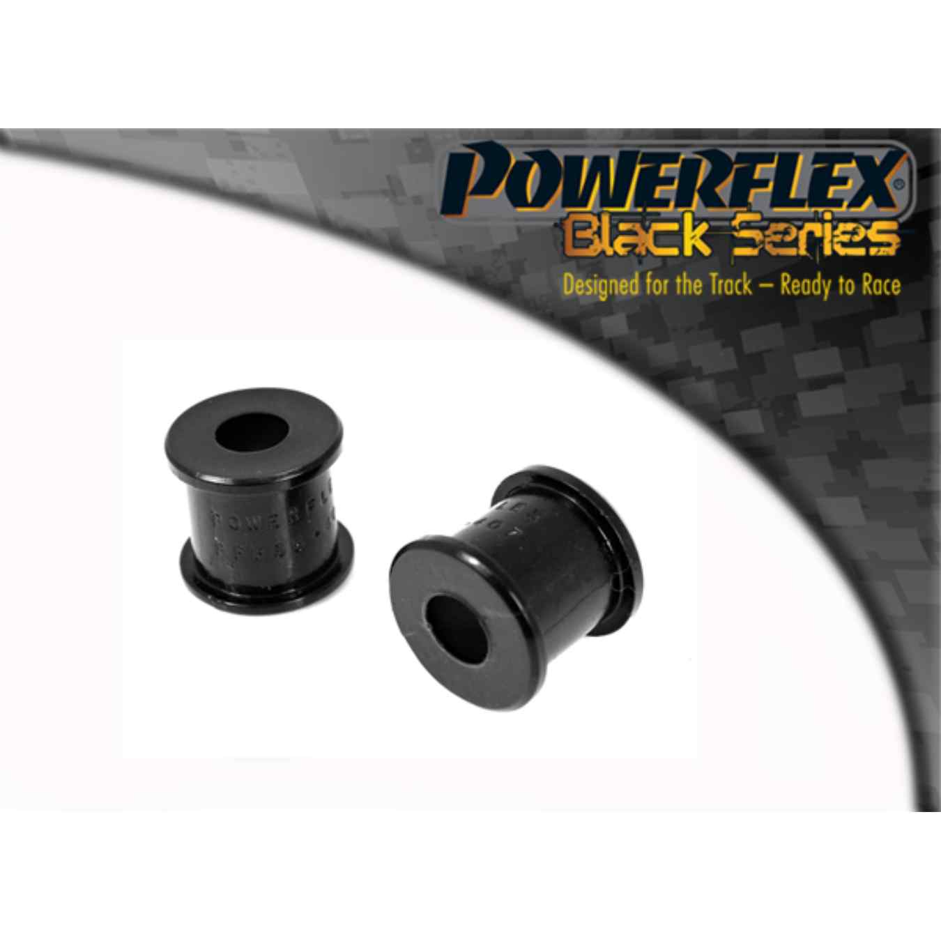 Silent bloc Powerflexs entre bras de suspension et barre anti-roulis avant black series N°4 PFF66-407BLK