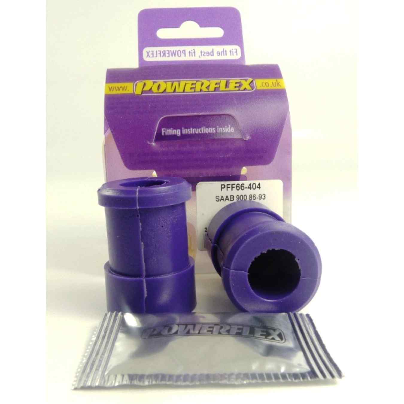 Silent bloc Powerflexs entre bras de suspension et barre anti-roulis avant road series N°4 PFF66-404