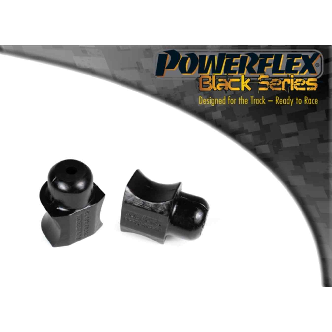 Silent bloc Powerflexs externes de barre anti-roulis avant 16mm black series N°4 PFF30-404-16BLK