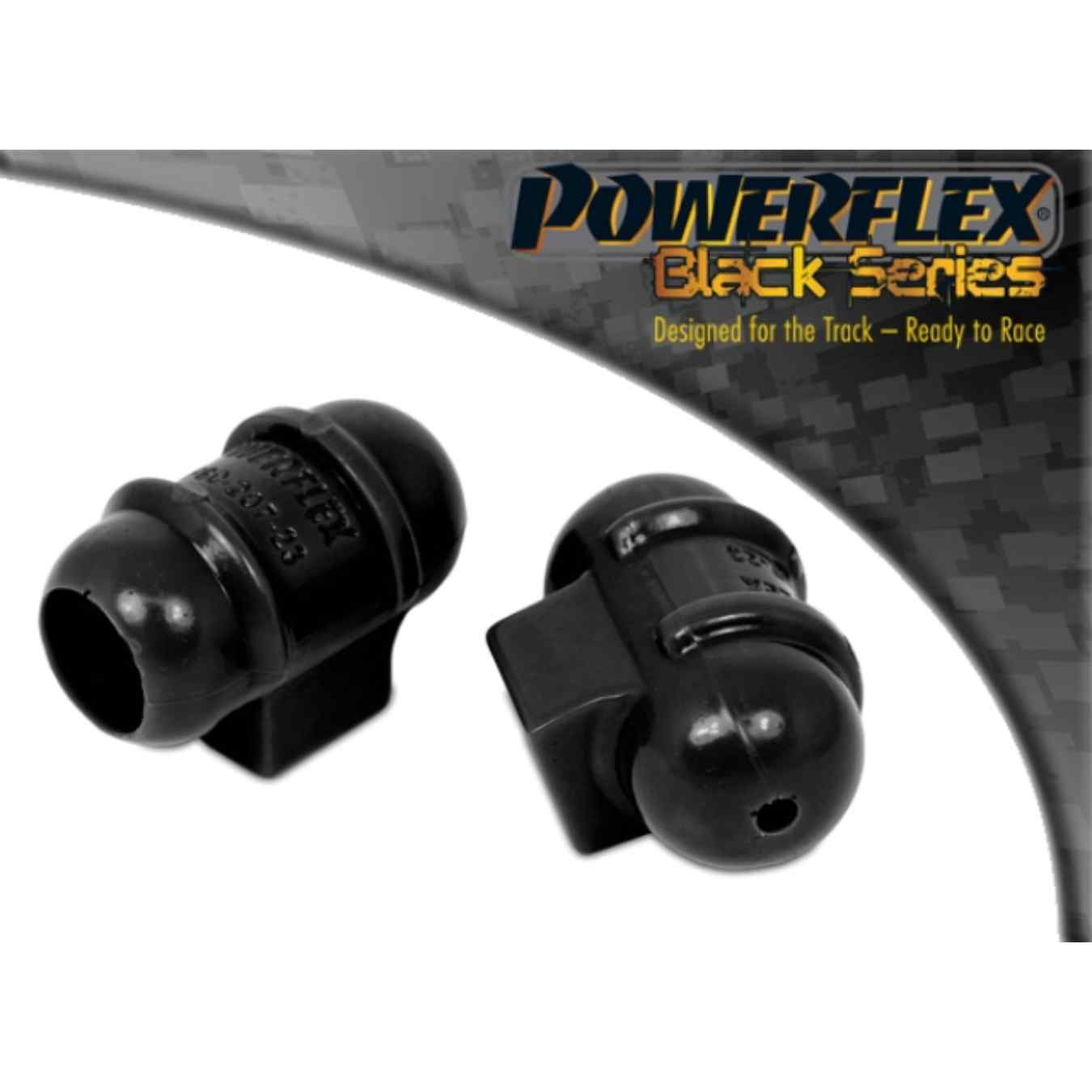 Silent bloc Powerflexs externes de barre anti-roulis avant black series N°3 PFF60-207-23BLK