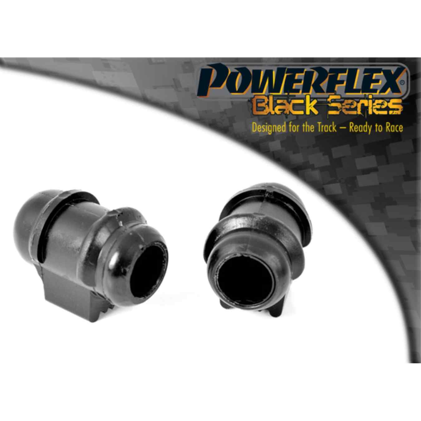 Silent bloc Powerflexs externes de barre anti-roulis avant black series N°3 PFF60-105BLK