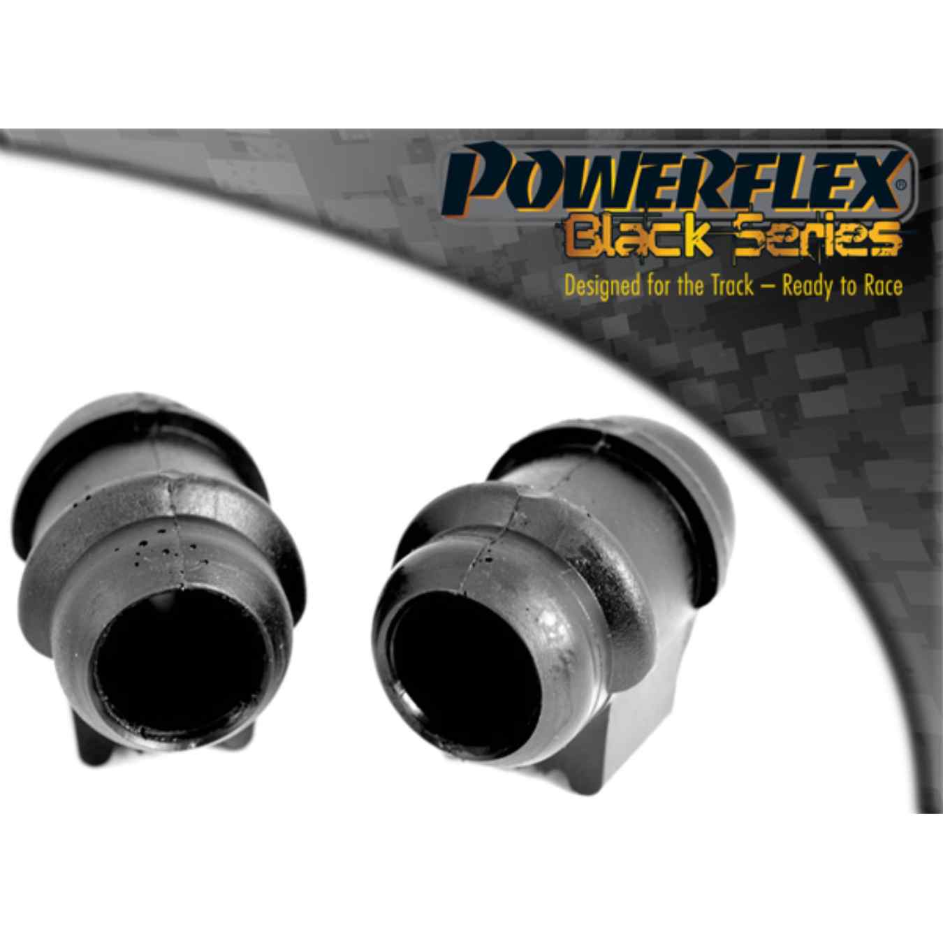 Silent bloc Powerflexs externes de barre anti-roulis avant 22mm black series N°3 PFF60-207-22BLK