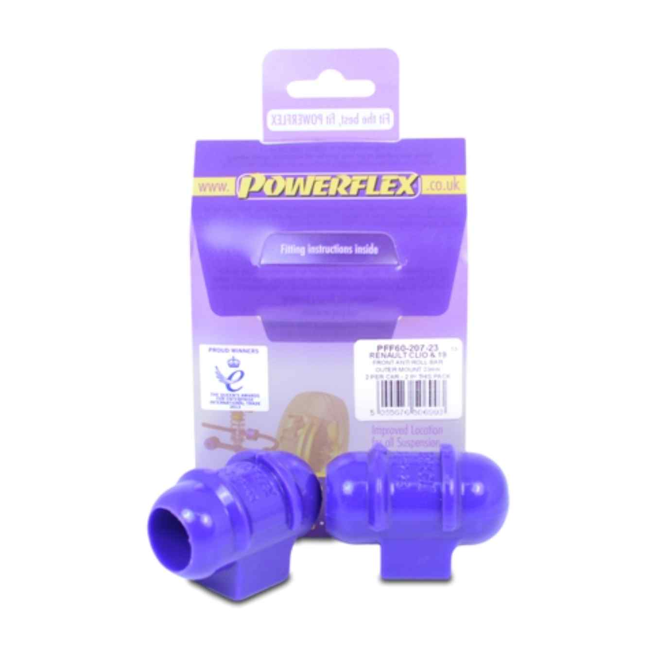 Silent bloc Powerflexs externes de barre anti-roulis avant road series N°3 PFF60-207-23