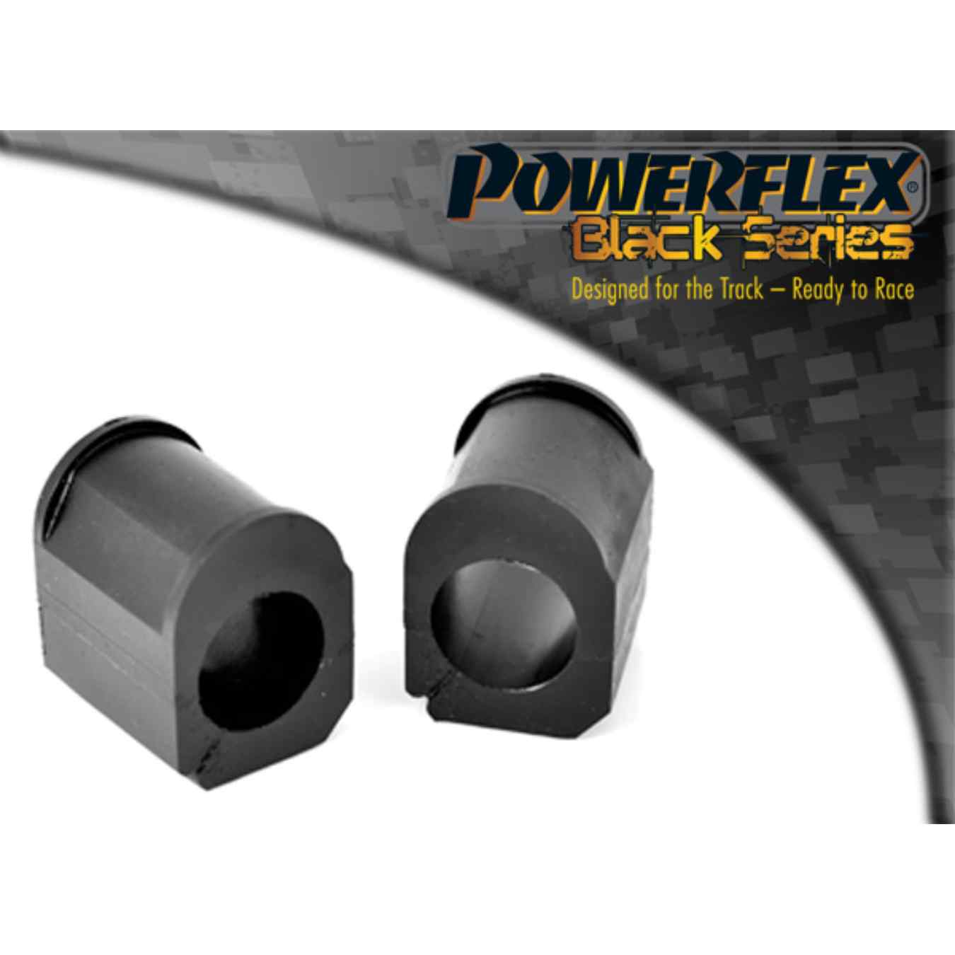 Silent bloc Powerflexs internes de barre anti-roulis avant 23mm black series N°2 PFF60-202-23BLK