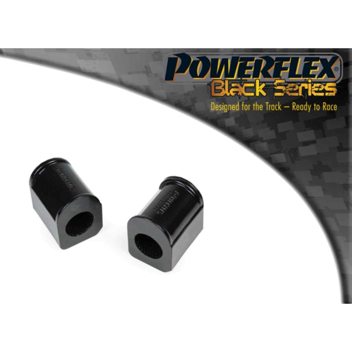 Silent bloc Powerflexs internes de barre anti-roulis avant 22mm black series N°2 PFF60-202-22BLK