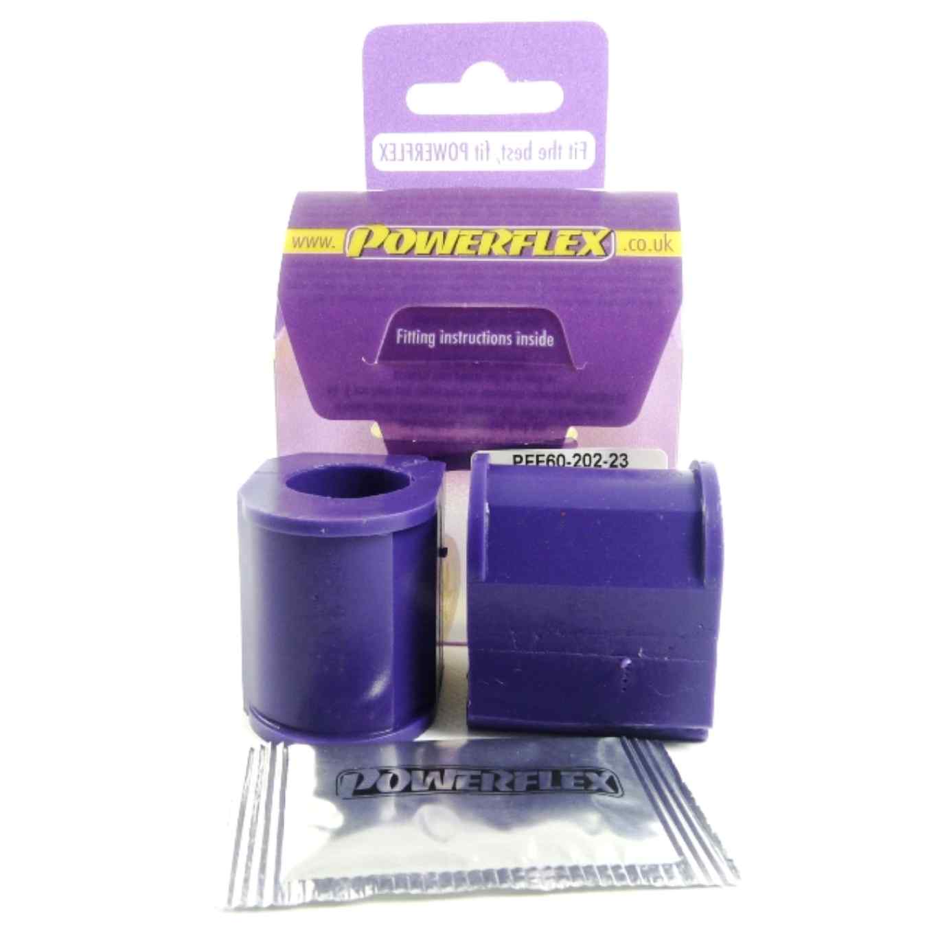 Silent bloc Powerflexs internes de barre anti-roulis avant 23mm road series N°2 PFF60-202-23