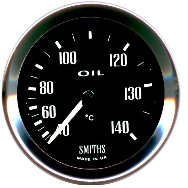 Manomètre SMITHS Température d' huile 40-140°C