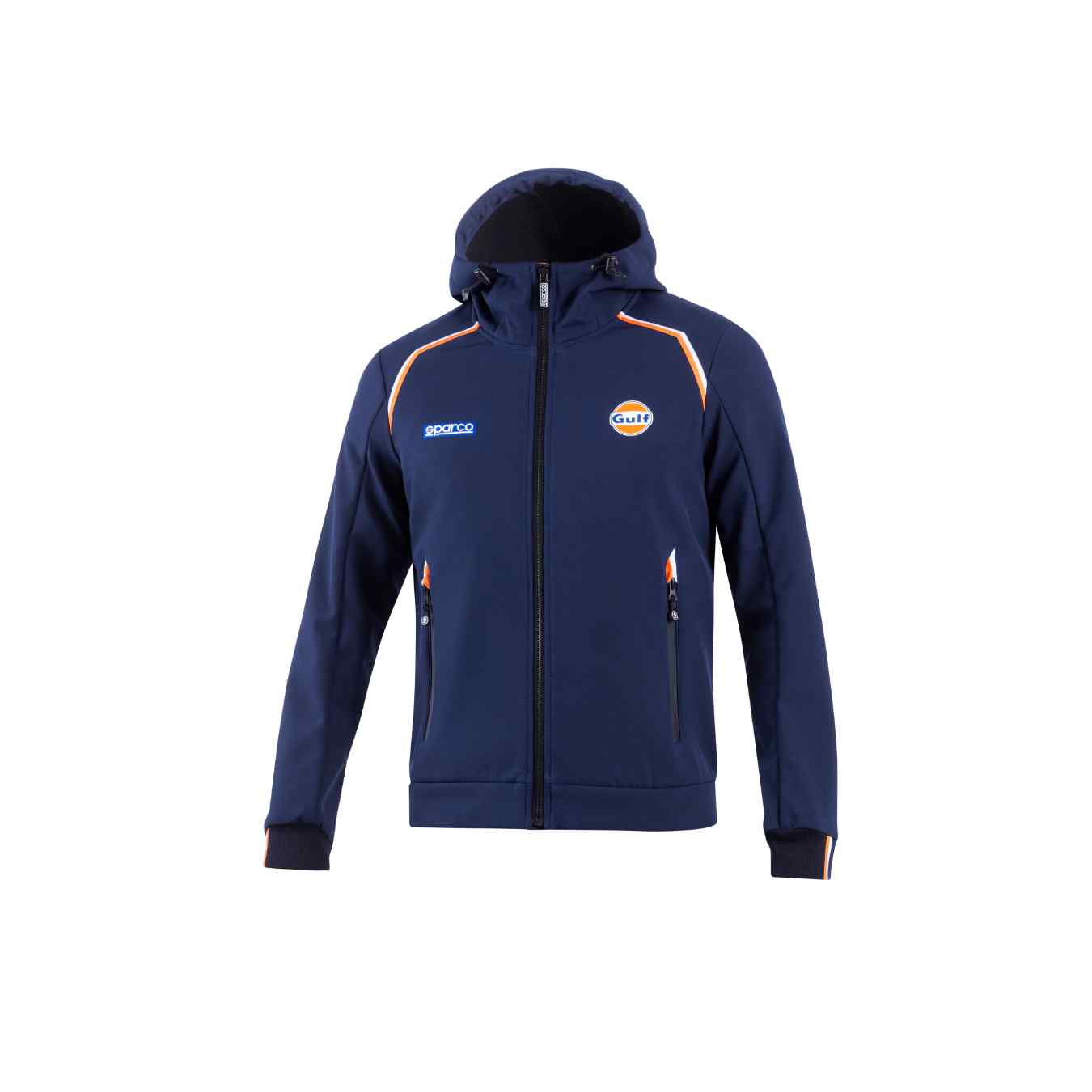 Softshell a Capuche SPARCO X GULF Bleu Marine