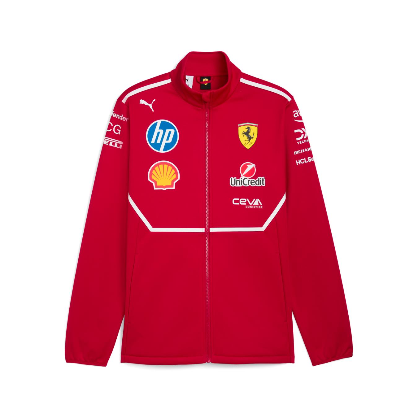 Softshell Scuderia Ferrari Team S Dark Cherry Homme