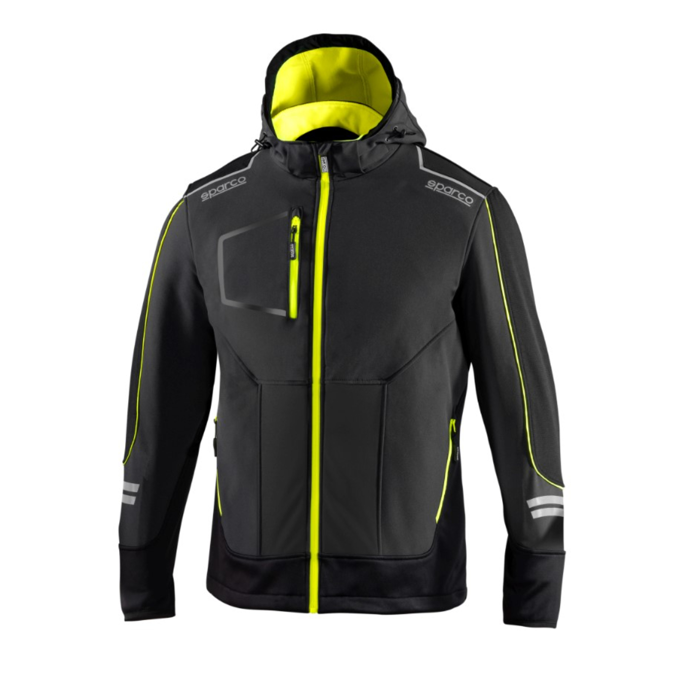 Softshell technique à capuche SPARCO pour Homme