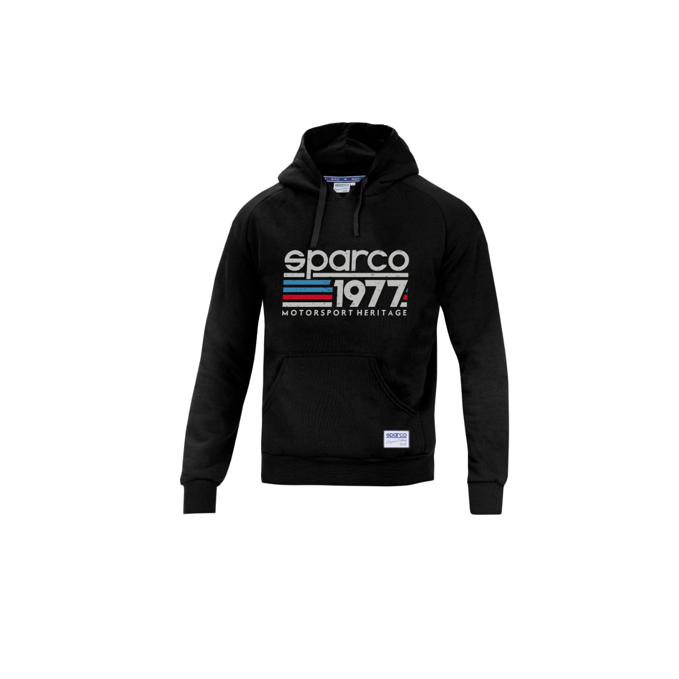 Sweat à capuche homme SPARCO 1977 noir taille L