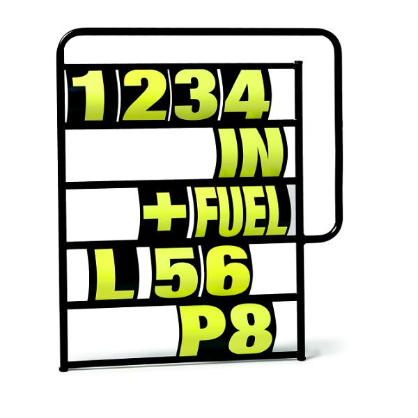 Tableau de panneautage SPARCO en aluminium - Châssis seul