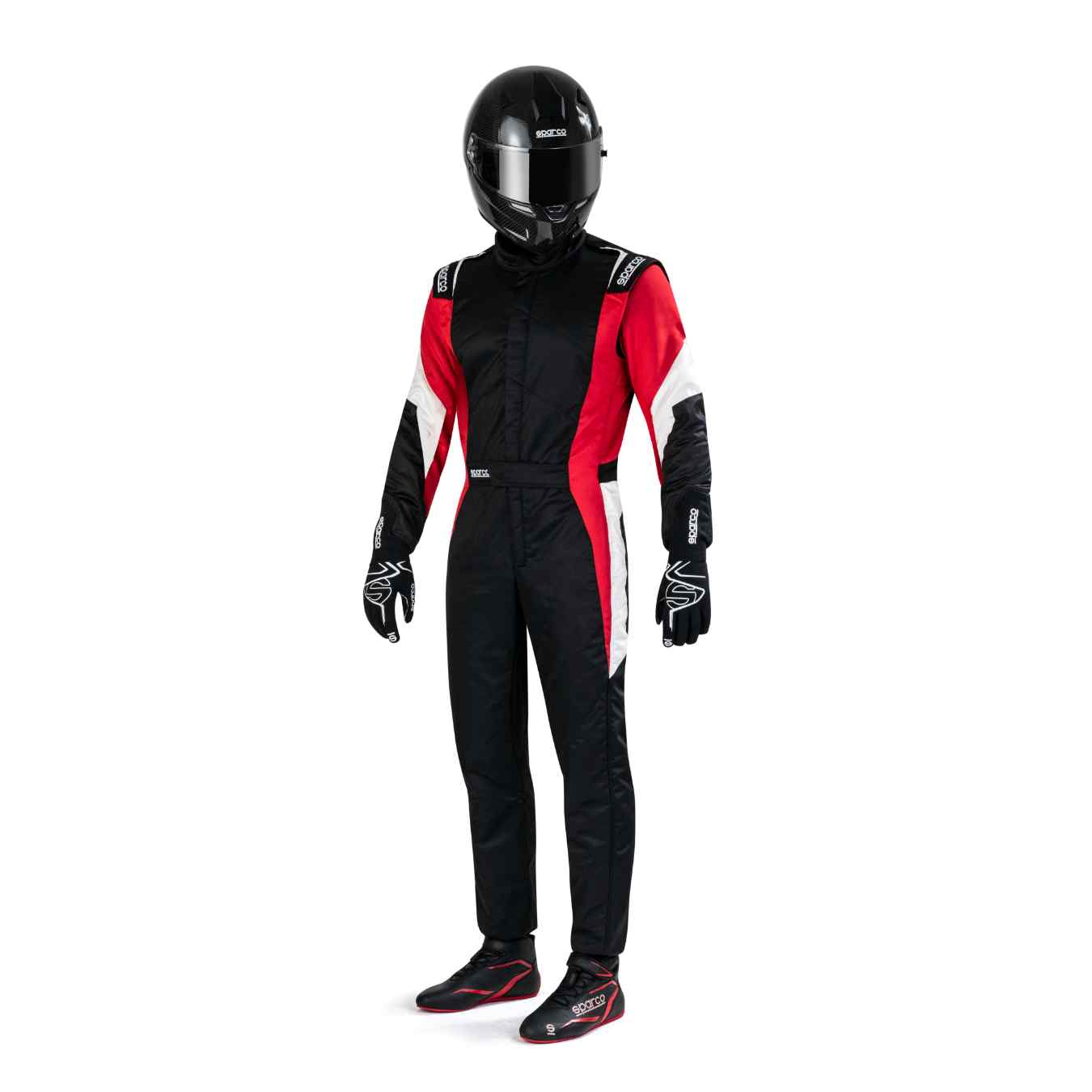 Combinaison SPARCO COMPETITION FIA 8856 2018 Noir Rouge Blanc