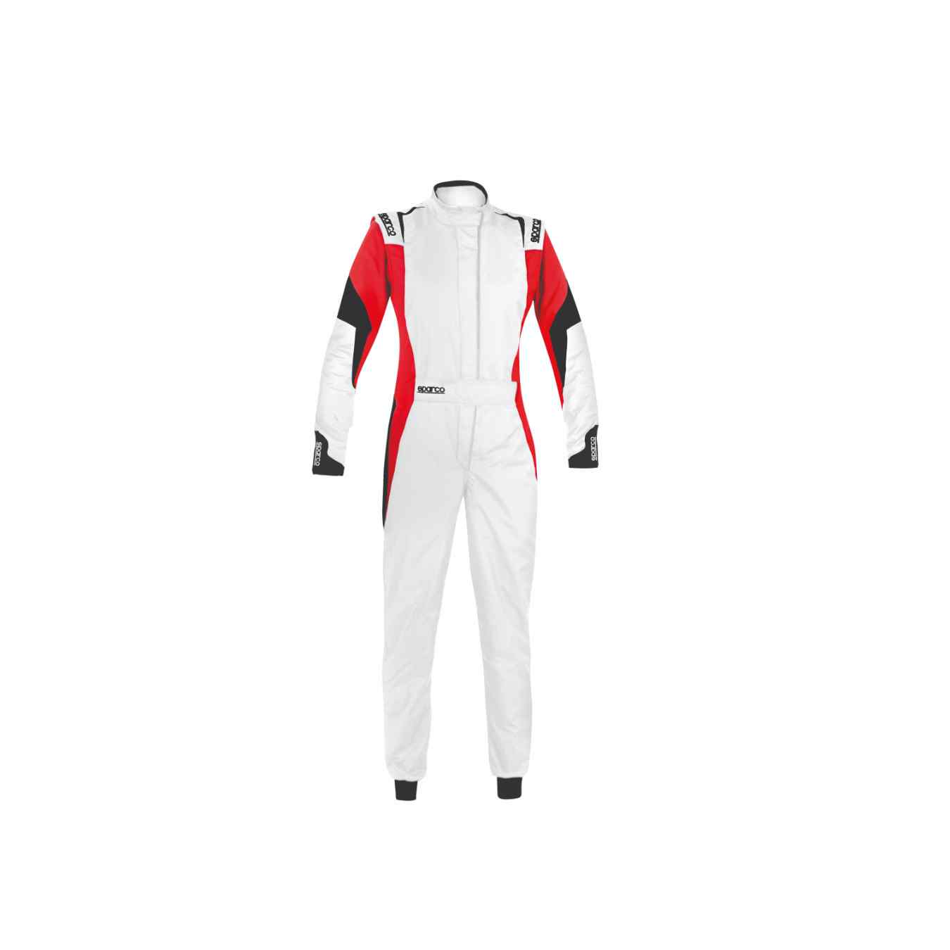 Combinaison SPARCO COMPETITION LADY FIA 8856 2018 Blanc Rouge Noir