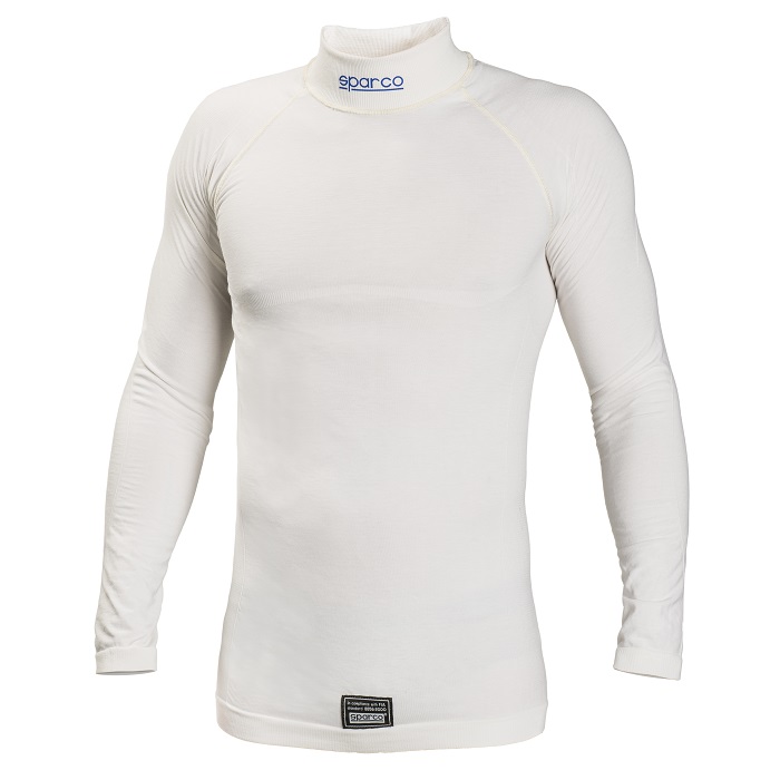 Tricot manches longues FIA SPARCO Delta RW-6 blanc