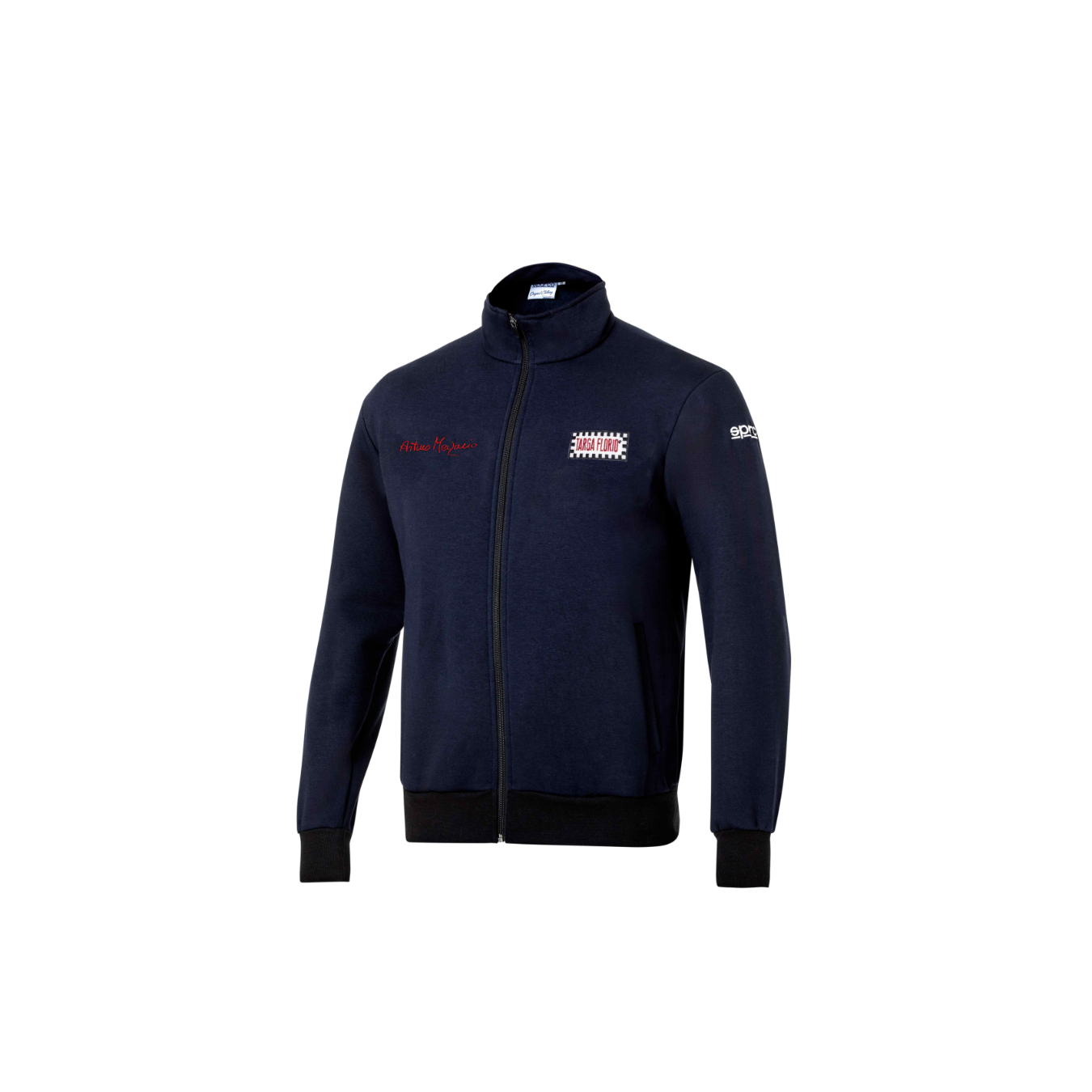 Sweatshirt Zippé SPARCO Targa Florio Arturo Merzario AM2 Bleu Marine 2024