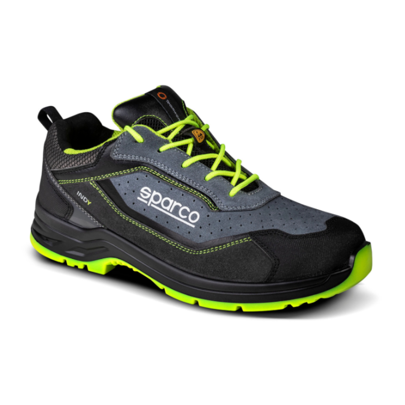 Chaussures mécano SPARCO Indy normes ESD, S1P, SR et LG Jaune taille 43