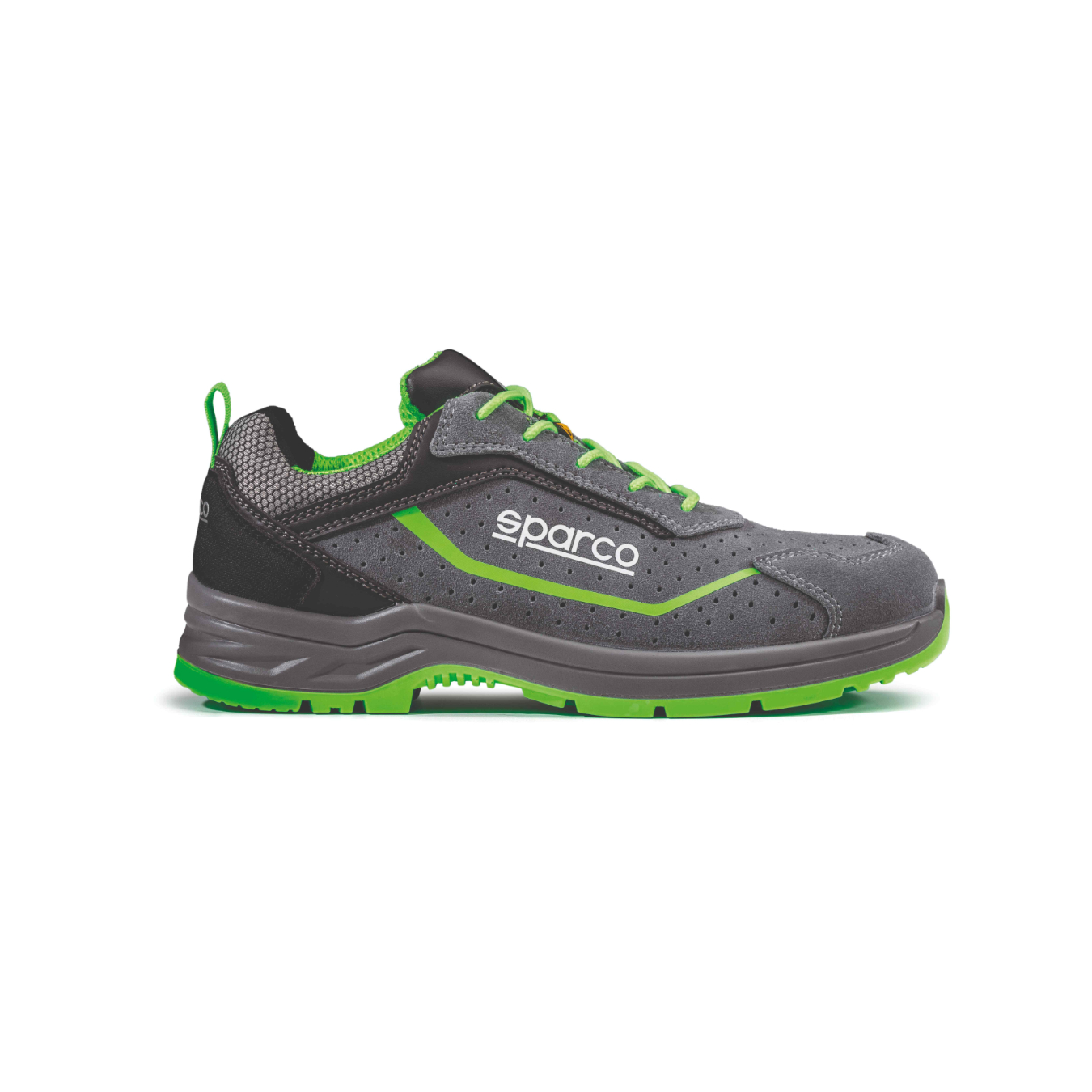 Chaussures Mecano SPARCO INDY FELIX S1PS Gris Vert 2024
