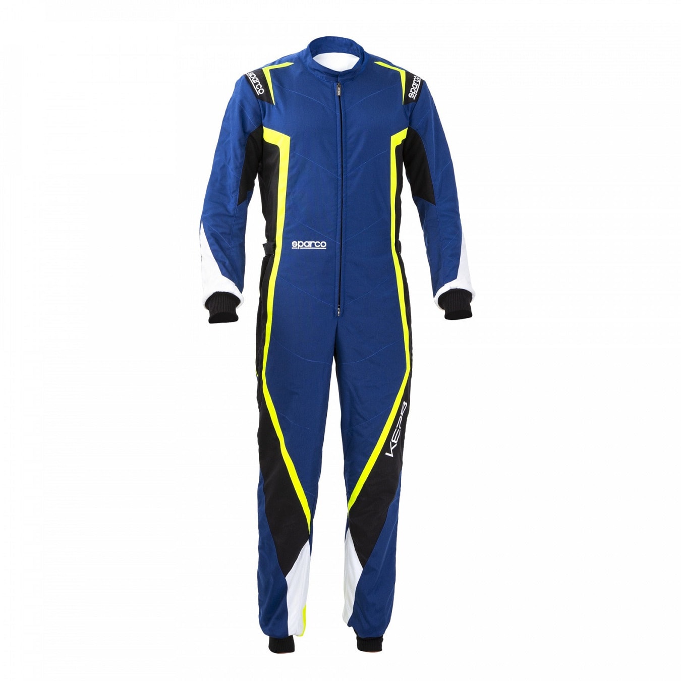 Combinaison karting SPARCO KERB CIK FIA Niveau 2 Bleu Jaune