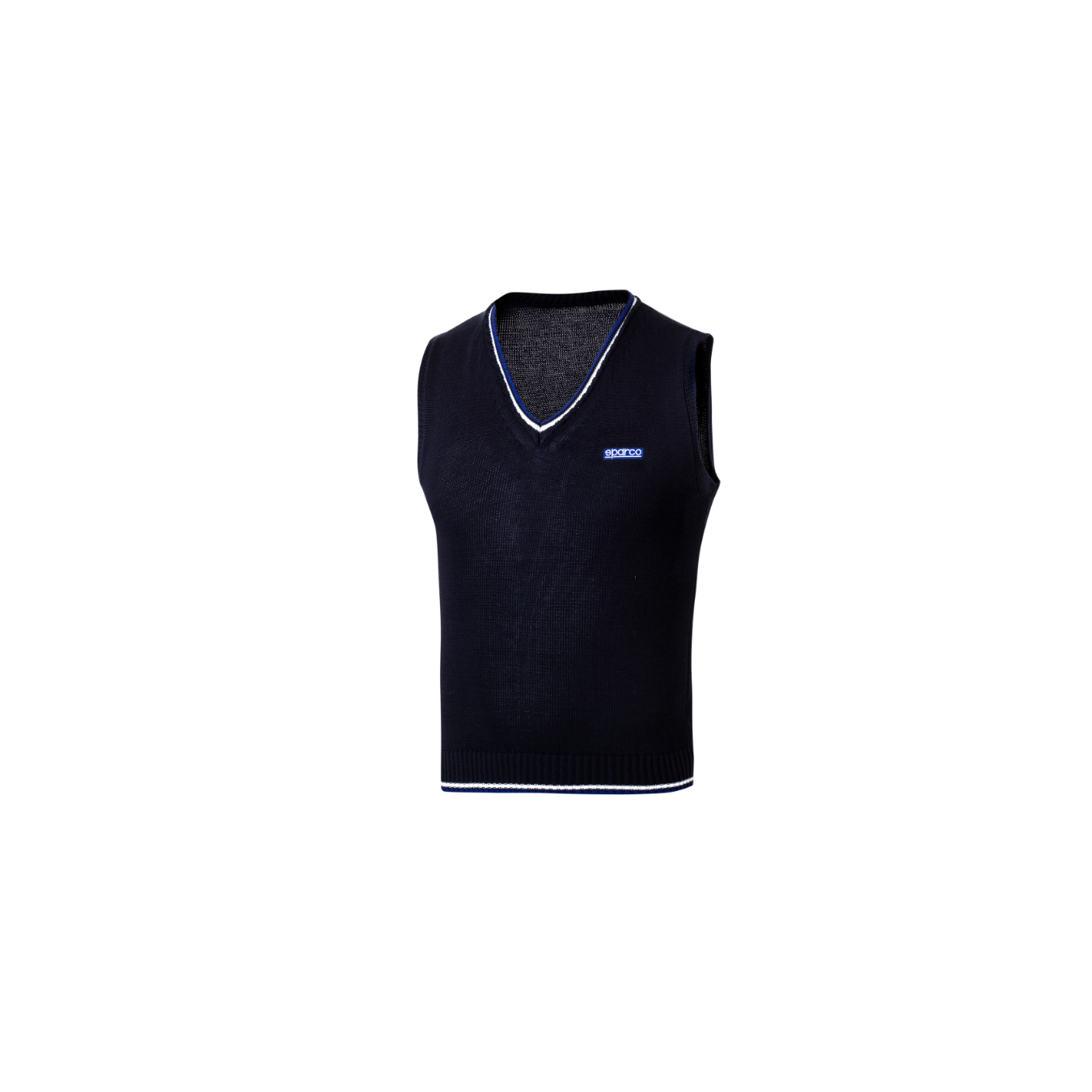 Pull Sans Manche SPARCO Coton Bleu Marine 2024