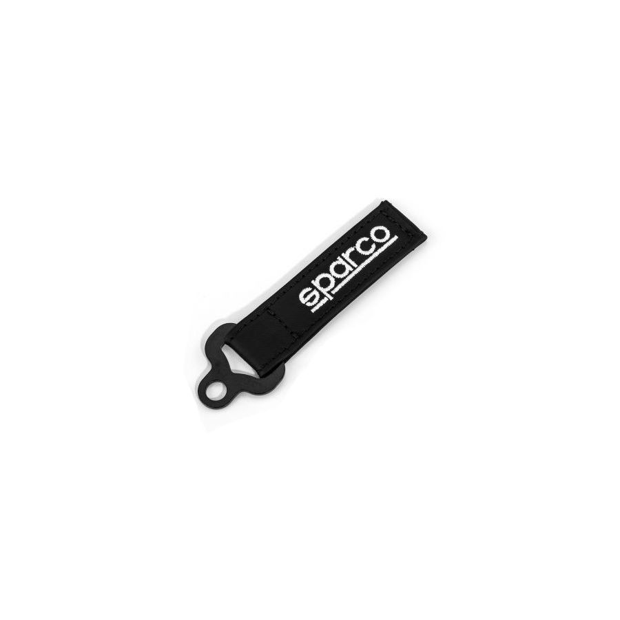 Porte clé en cuir SPARCO Logo Noir