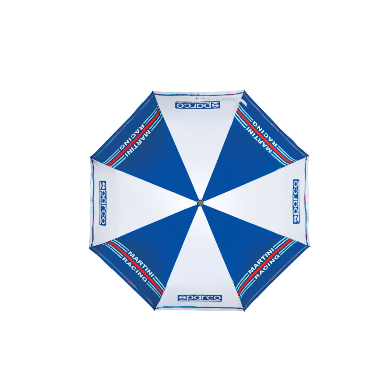 Parapluie compact SPARCO MARTINI RACING - bleu/blanc
