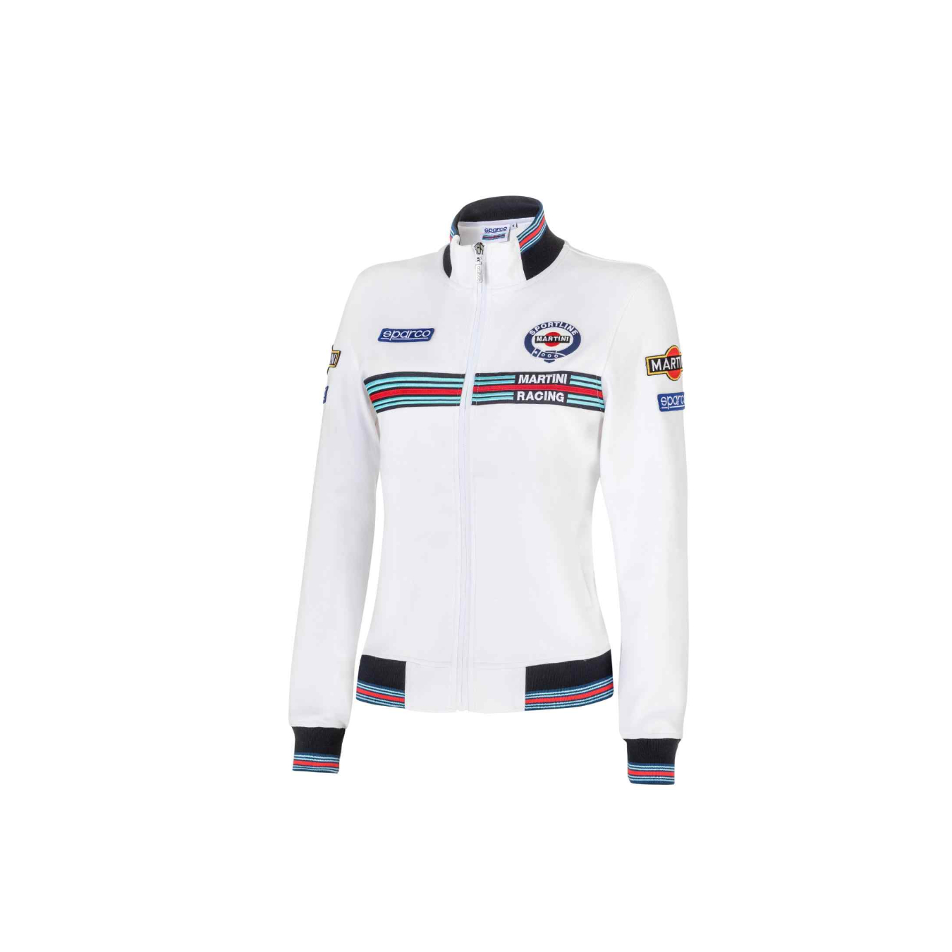 Sweat Zippe SPARCO MARTINI RACING Lady Blanc 2024