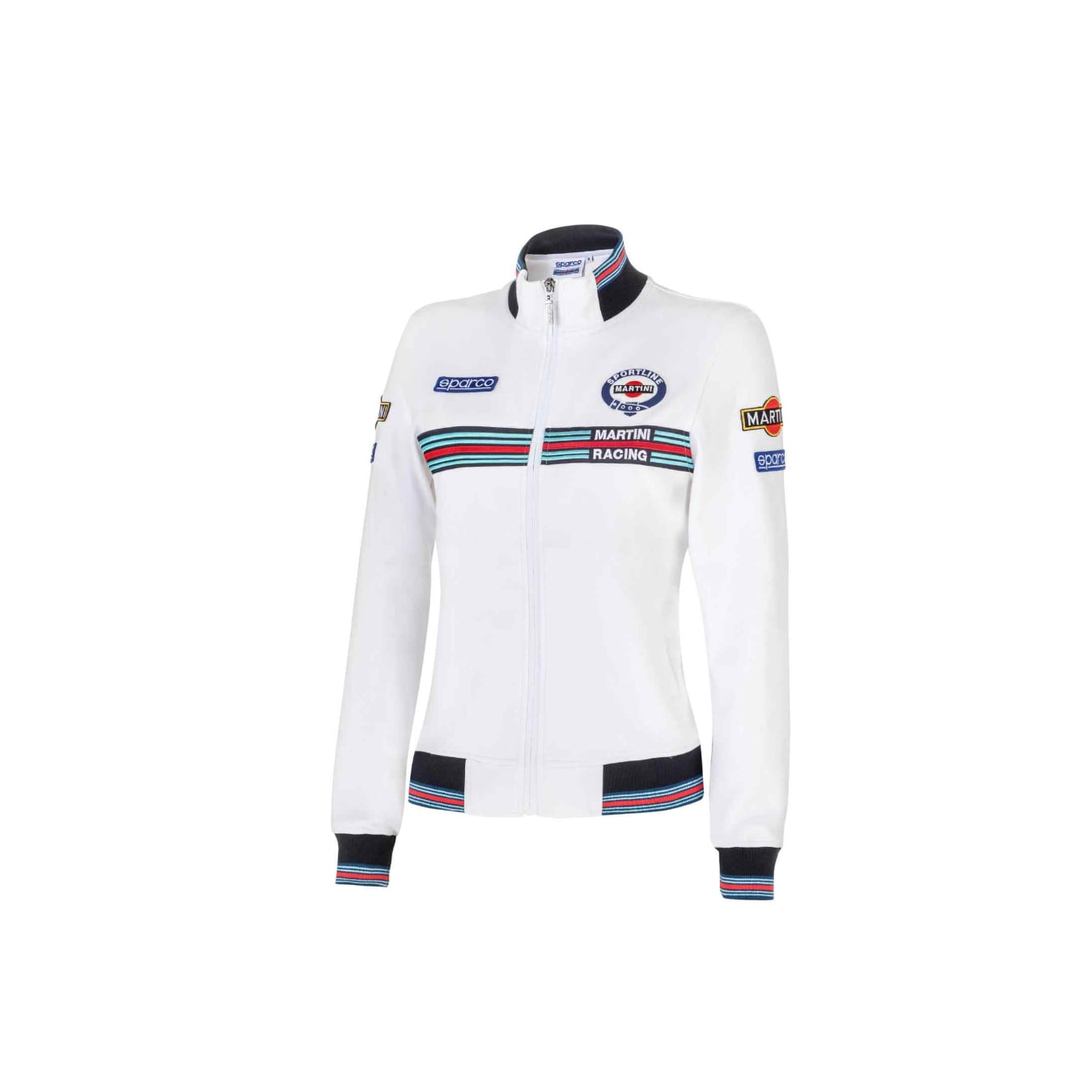 Sweat Zippe SPARCO MARTINI RACING Lady Blanc 2024