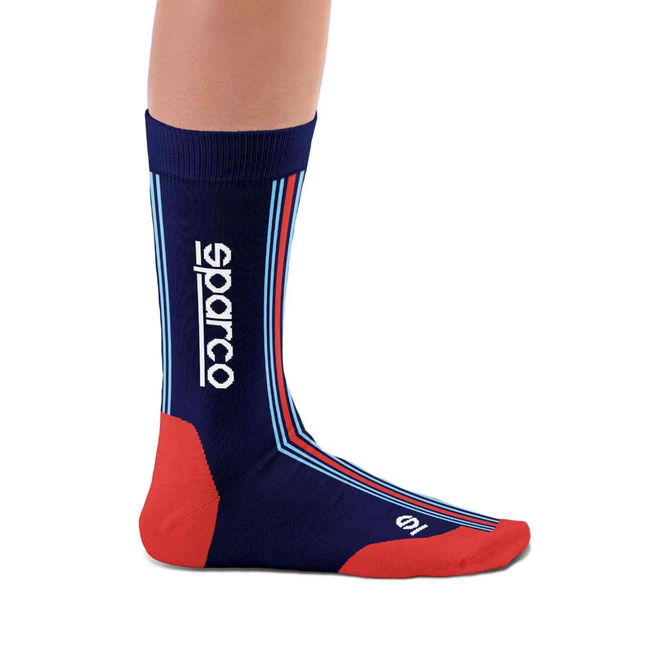 Chaussettes SPARCO MARTINI RACING ICONIC Bleu Marine Rouge 2024