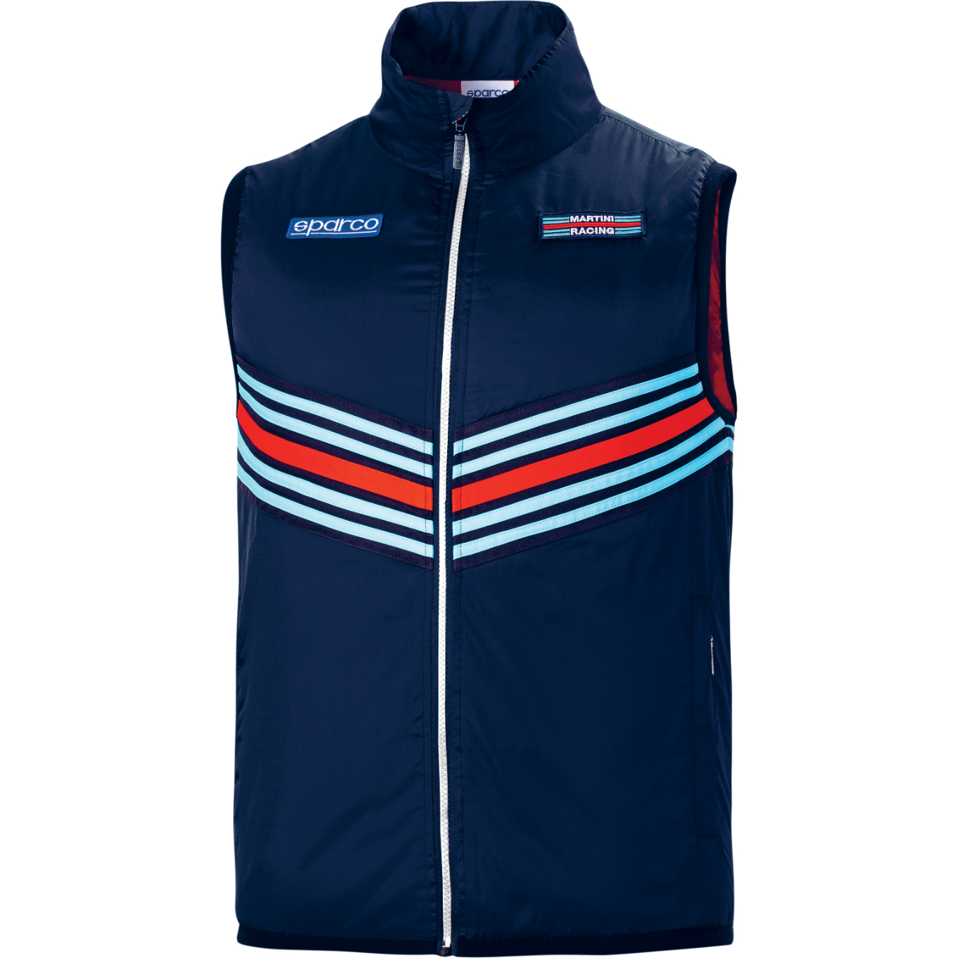 Blouson sans manches SPARCO REPLICA MARTINI RACING STRIPES - bleu taille XL