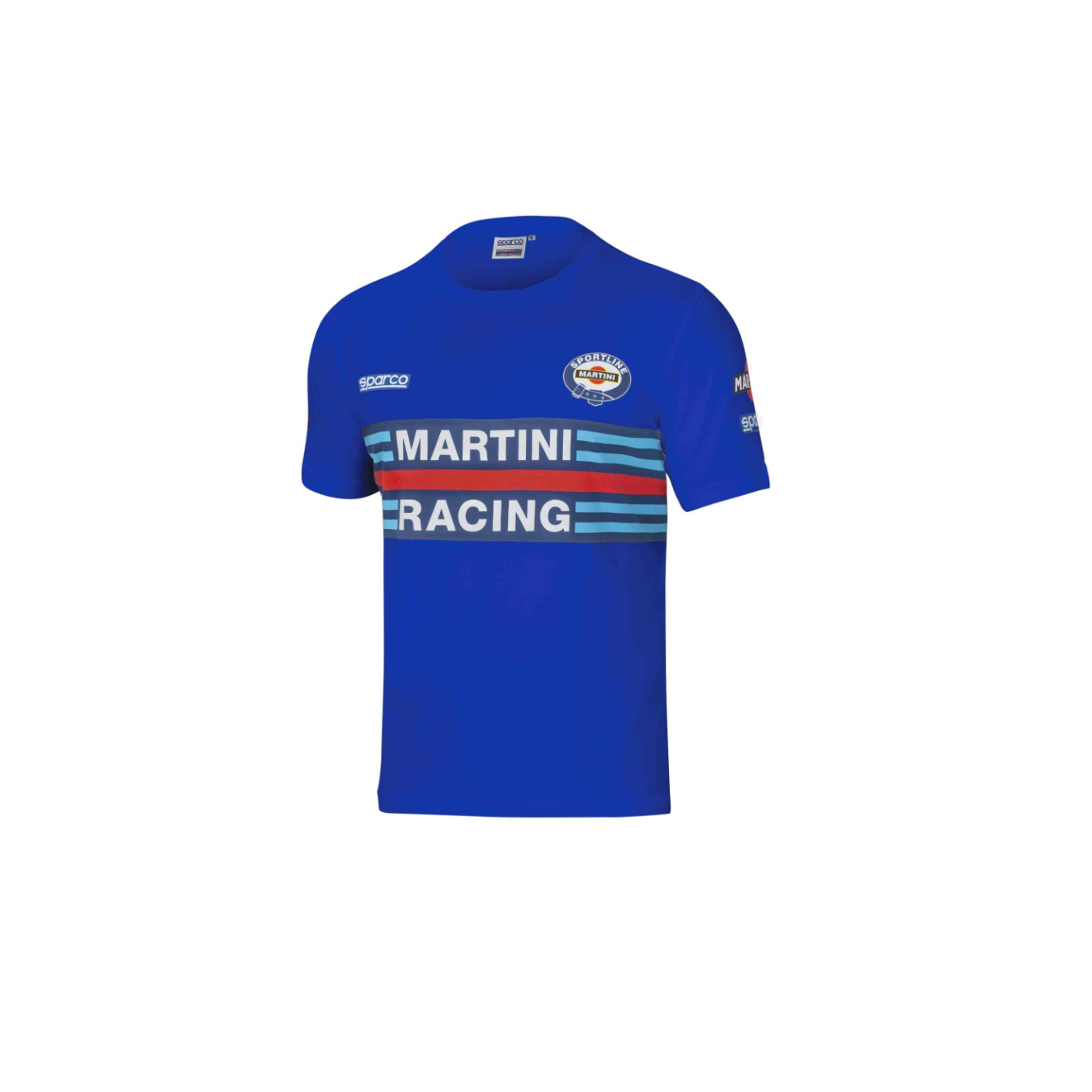 T Shirt SPARCO MARTINI RACING REPLICA Bleu 2024