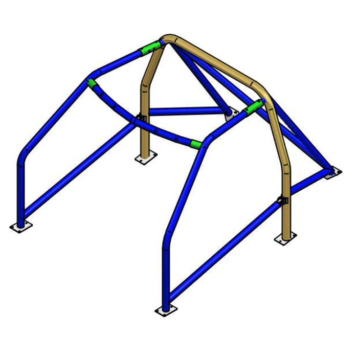 Arceau SPARCO pour PEUGEOT 205 20C/D 02/1984 - 07/1993 multipoints à boulonner