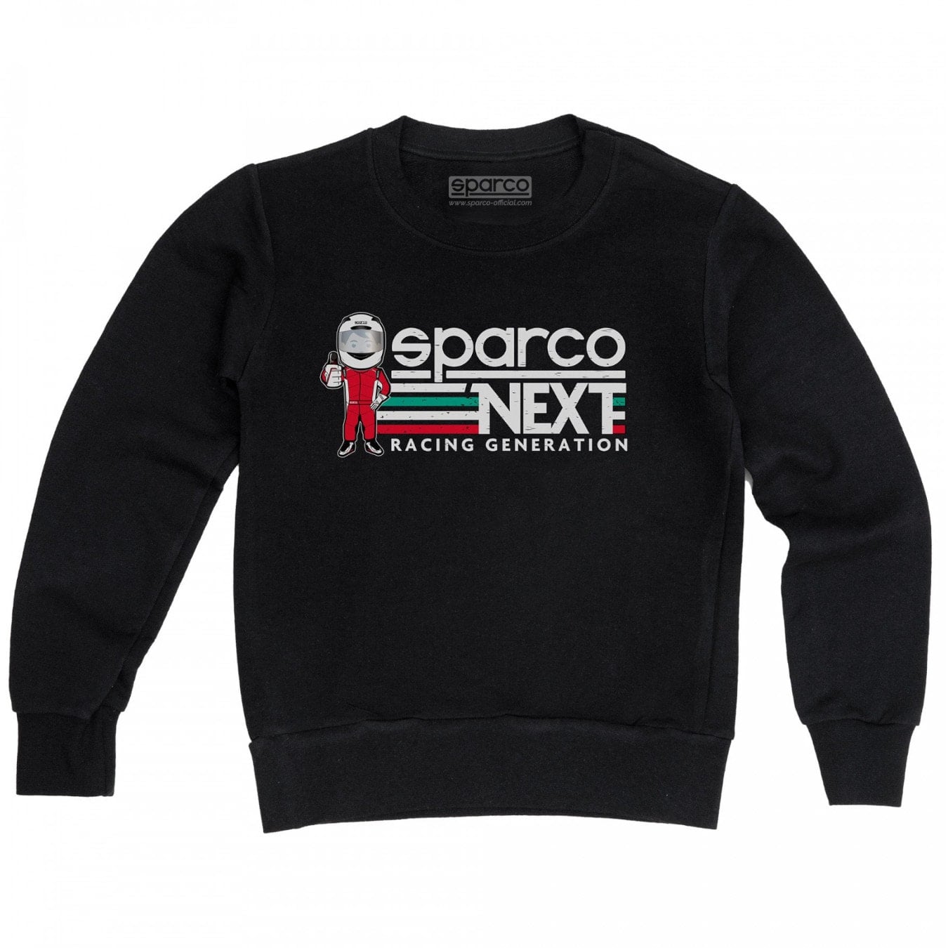 Sweat SPARCO Next Generation noir pour enfant