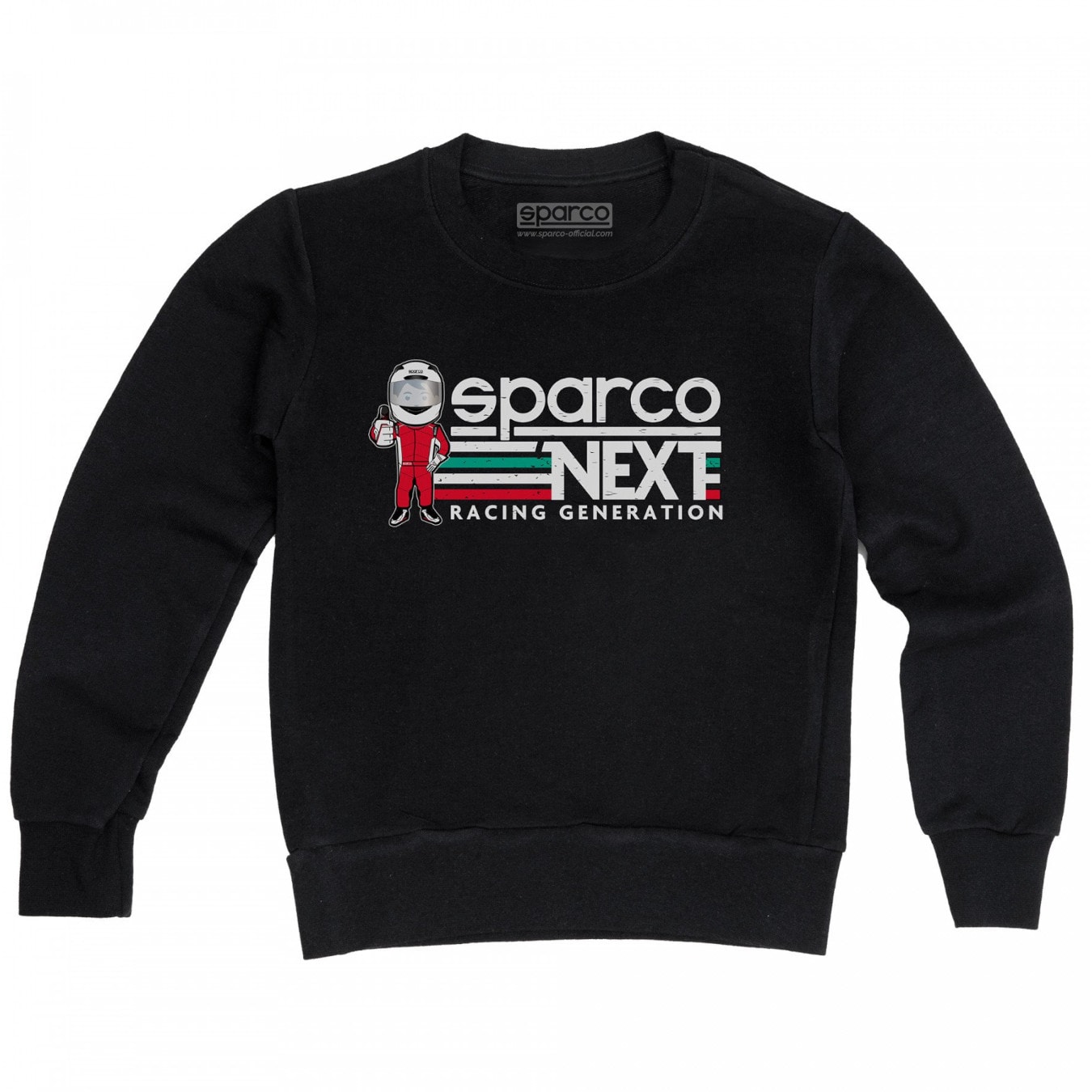 Sweat SPARCO Next Generation noir pour enfant