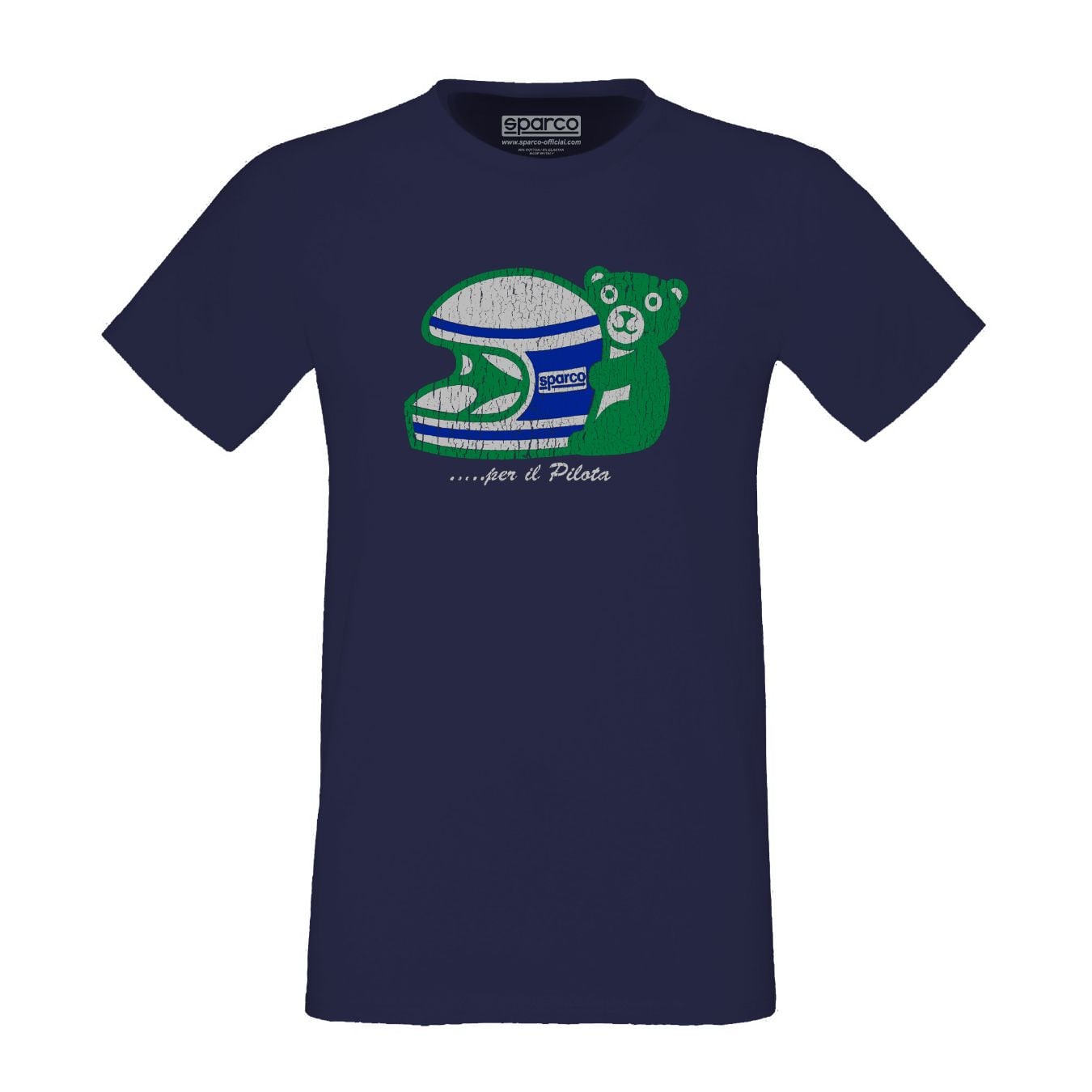 T shirt SPARCO pilote bleu pour homme taille XS