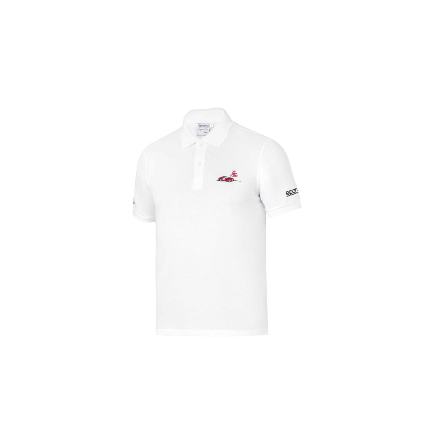 Polo SPARCO Targa Florio P2 Blanc 2024