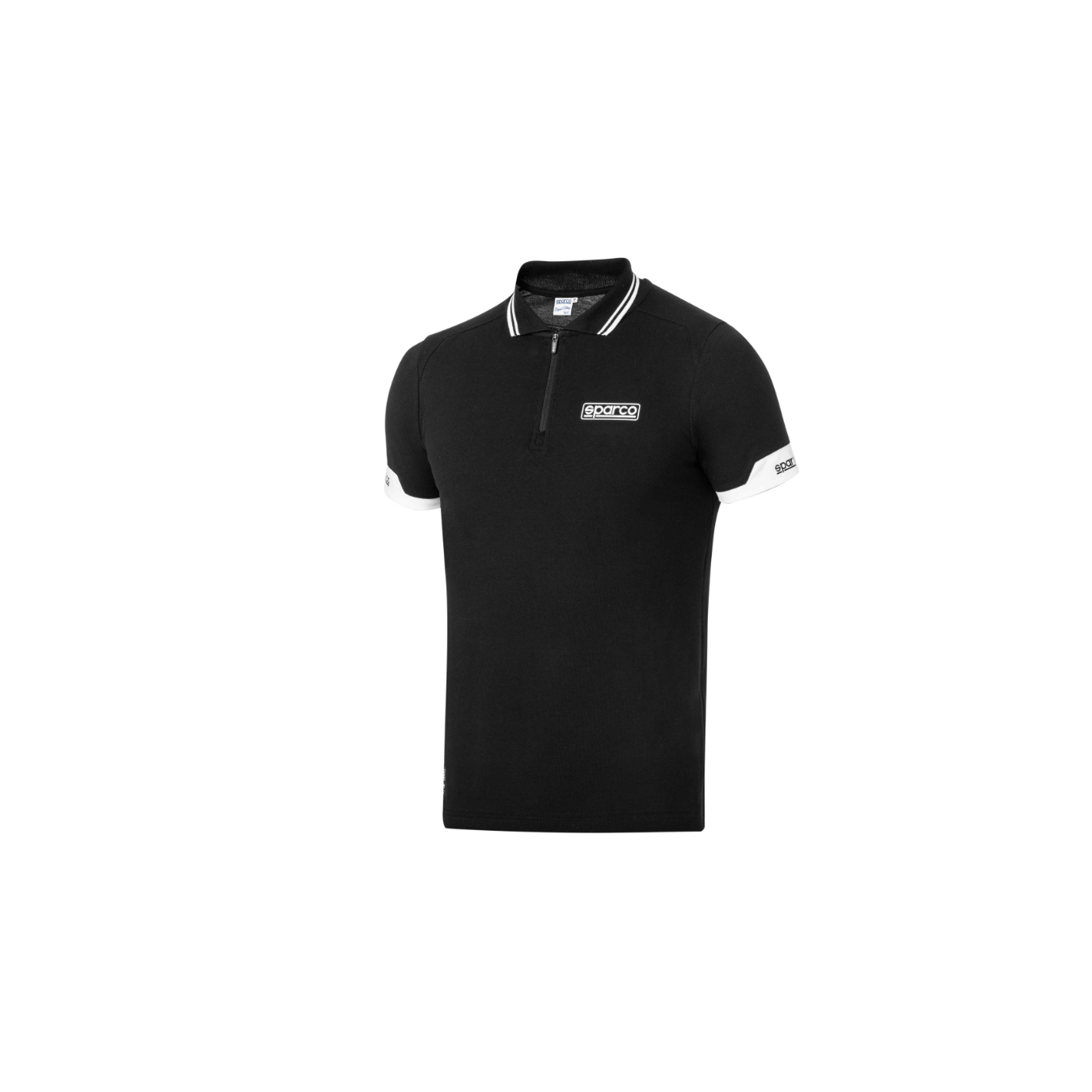 Polo Col Zippé SPARCO Noir 2024