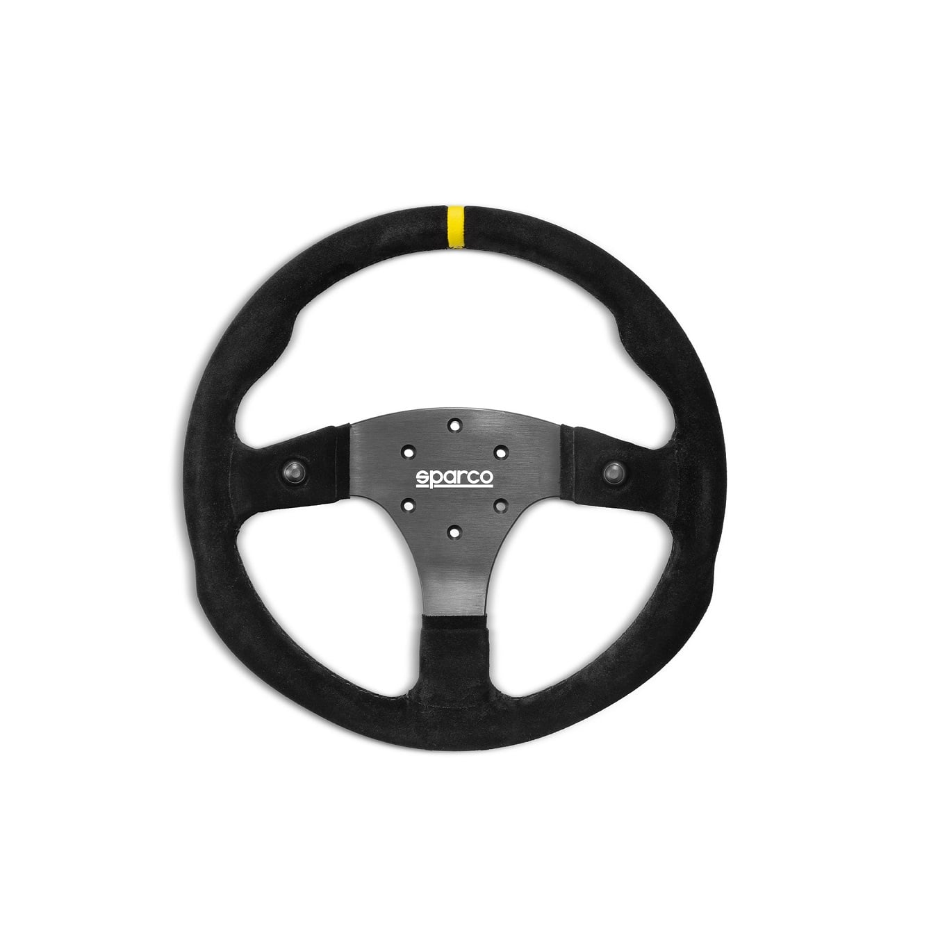 Volant SPARCO R 350 plat peau retournée