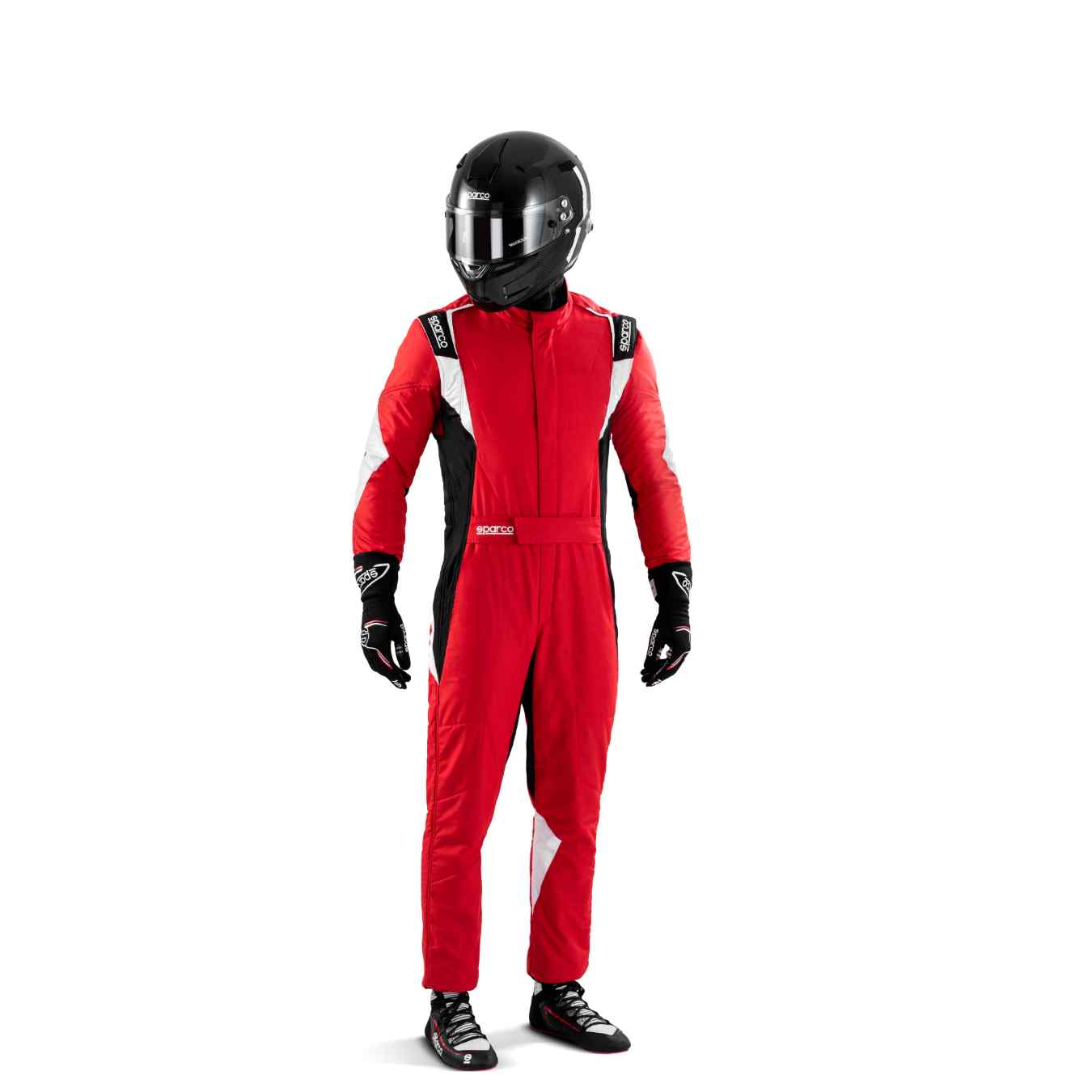 Combinaison SPARCO SUPERLEGGERA FIA 8856 2018 Rouge Blanc