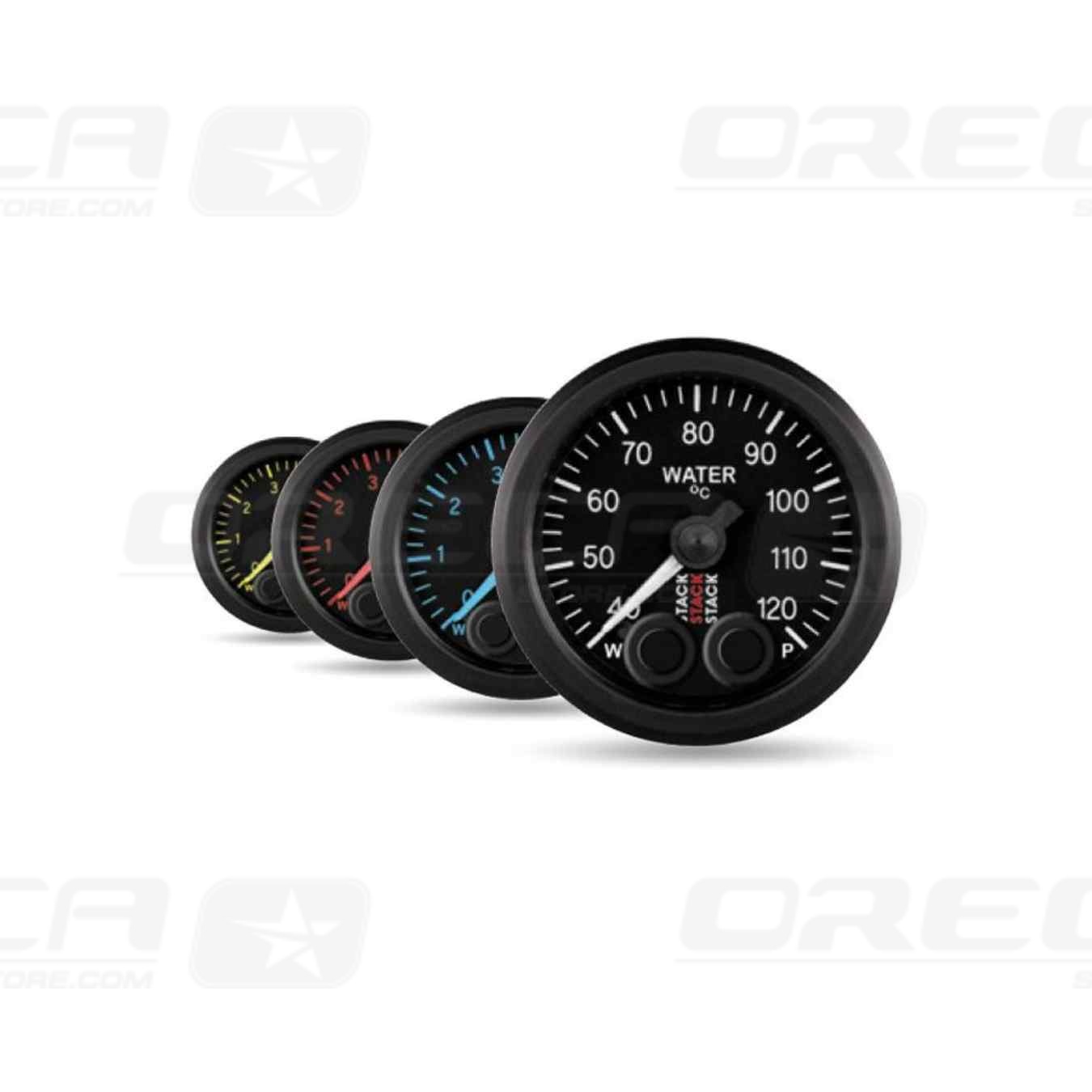 Manomètre STACK Pro Control température d'eau 40-120°C 726ST3507