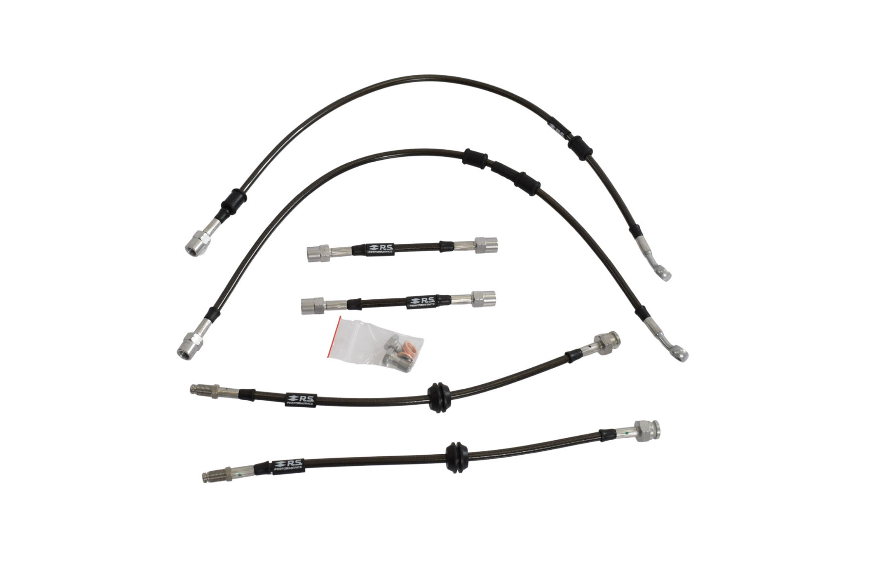 Durites de frein aviation en inox tressé MEGANE IV R.S. EDC