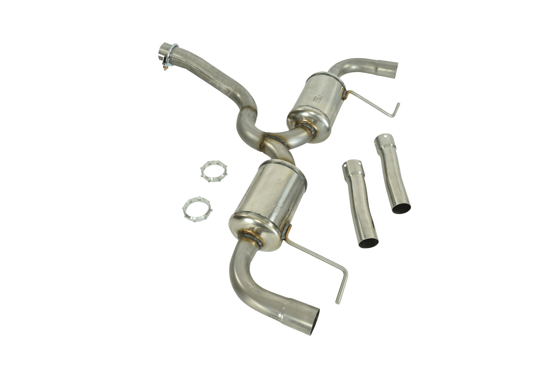 Ligne d'échappement inox pour CLIO III R.S.