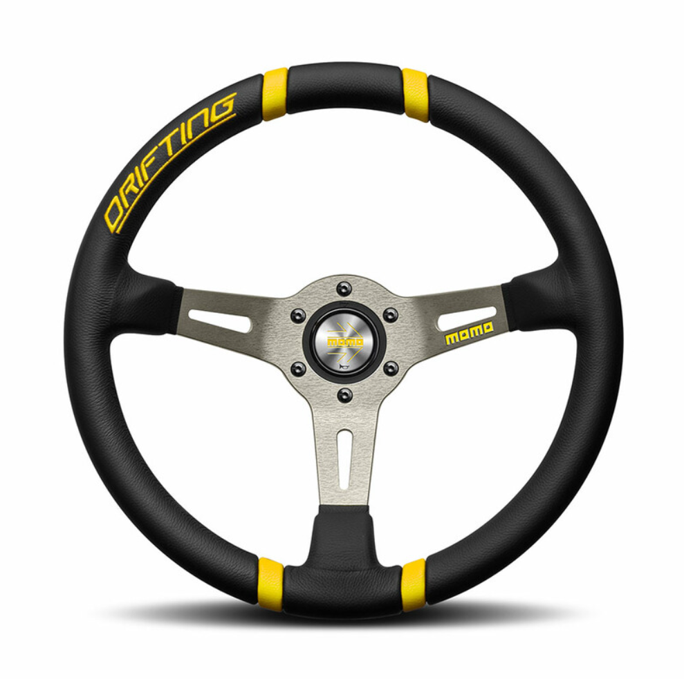 Volant MOMO DRIFTING D350 Jaune